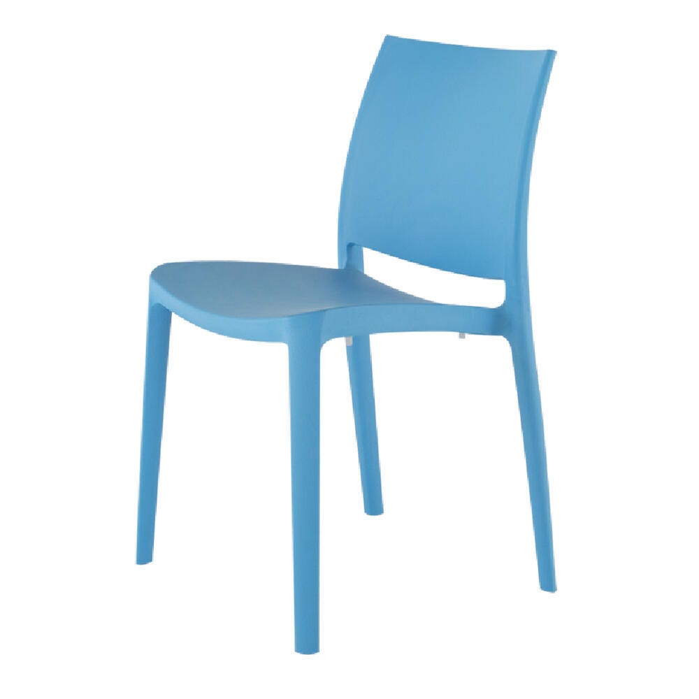 Sensilla Outdoor Dining Chair (Set of 4), Blue, large