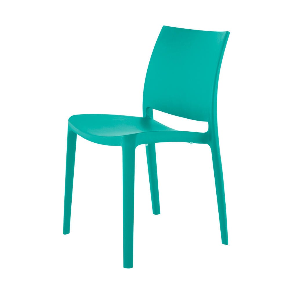 Sensilla Outdoor Dining Chair (Set of 4), Turkish Blue, large