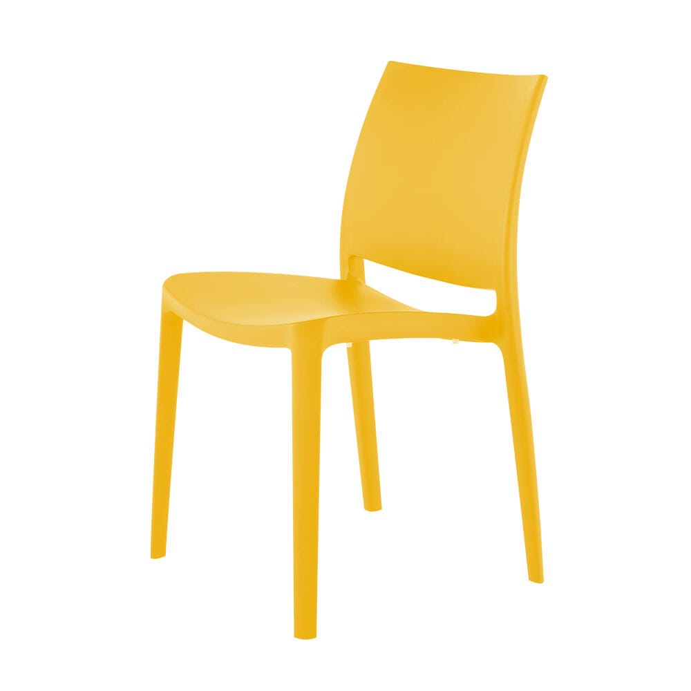 Sensilla Outdoor Dining Chair (Set of 4), Gold, large