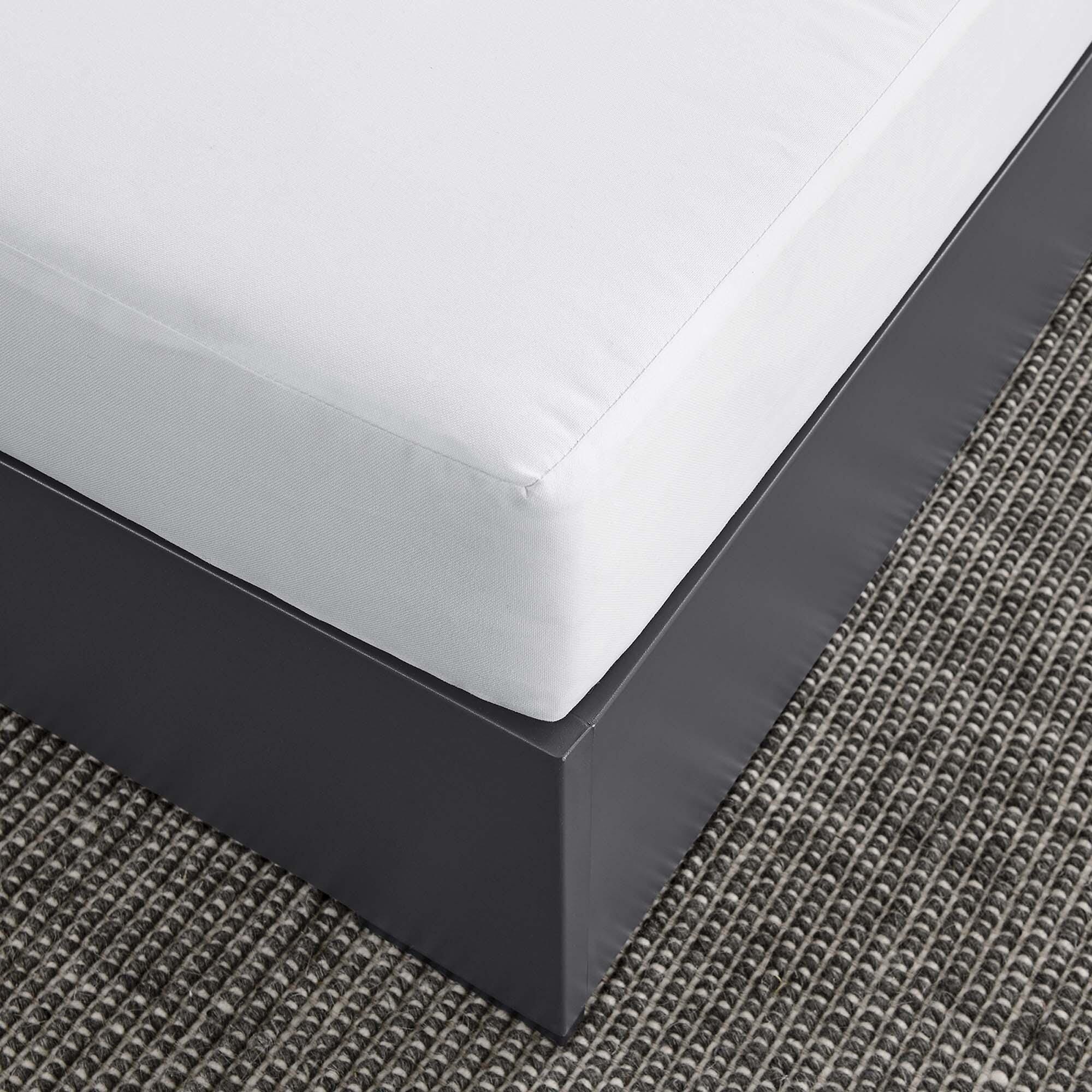 Modway Tahoe Outdoor Ottoman, Gray/White, large