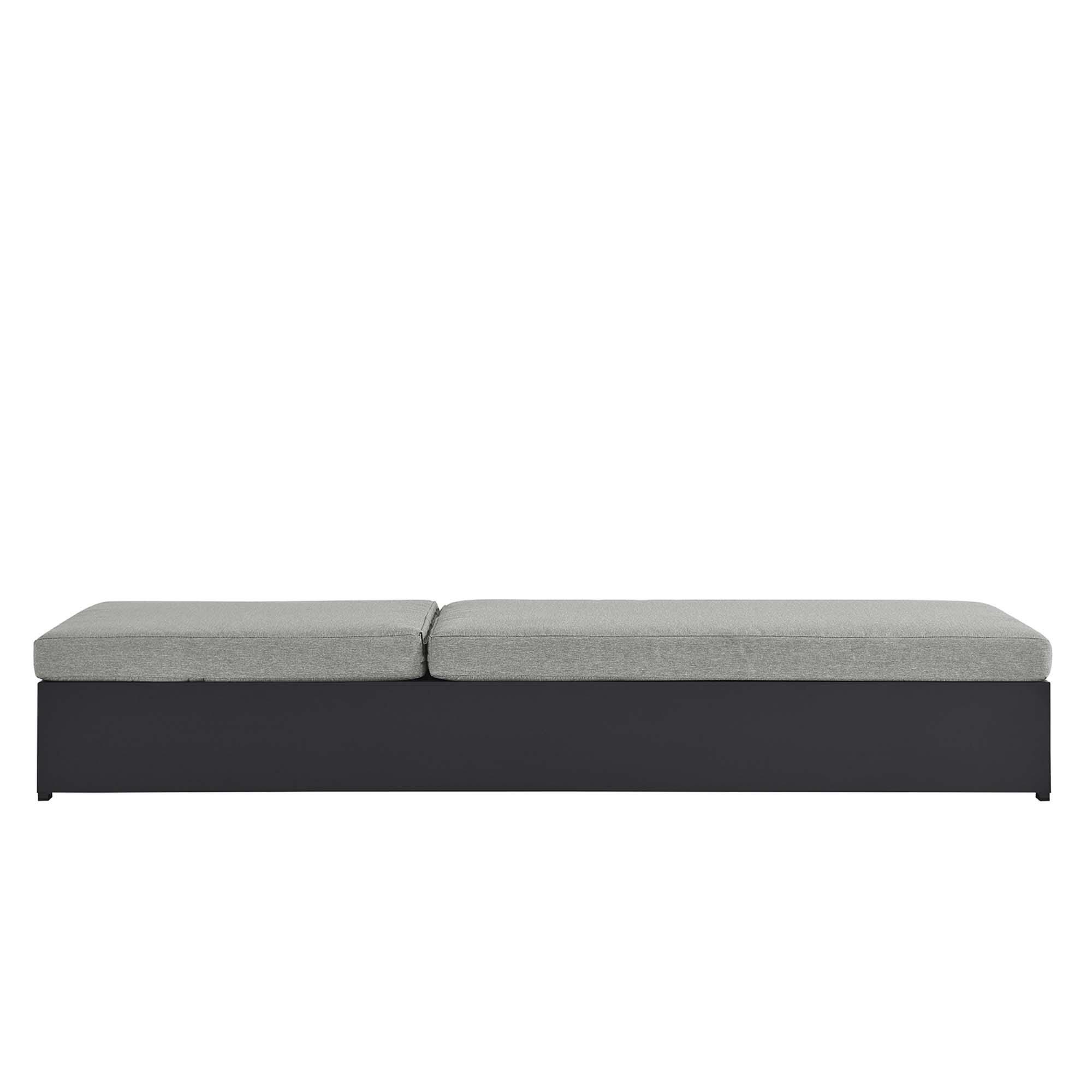 Modway Tahoe Outdoor Chaise Lounge, Gray/Gray, large