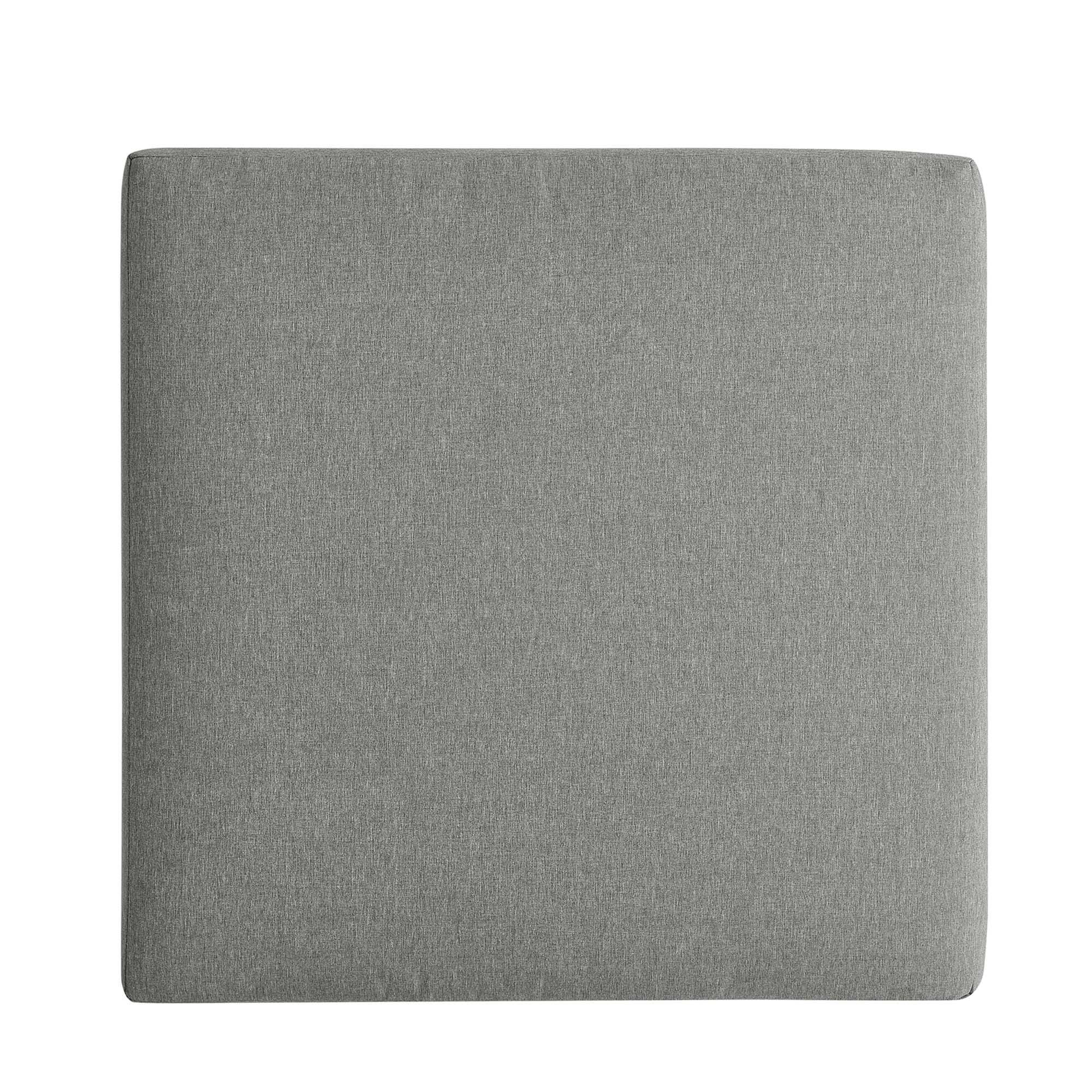 Modway Tahoe Outdoor Ottoman, Gray/Gray, large