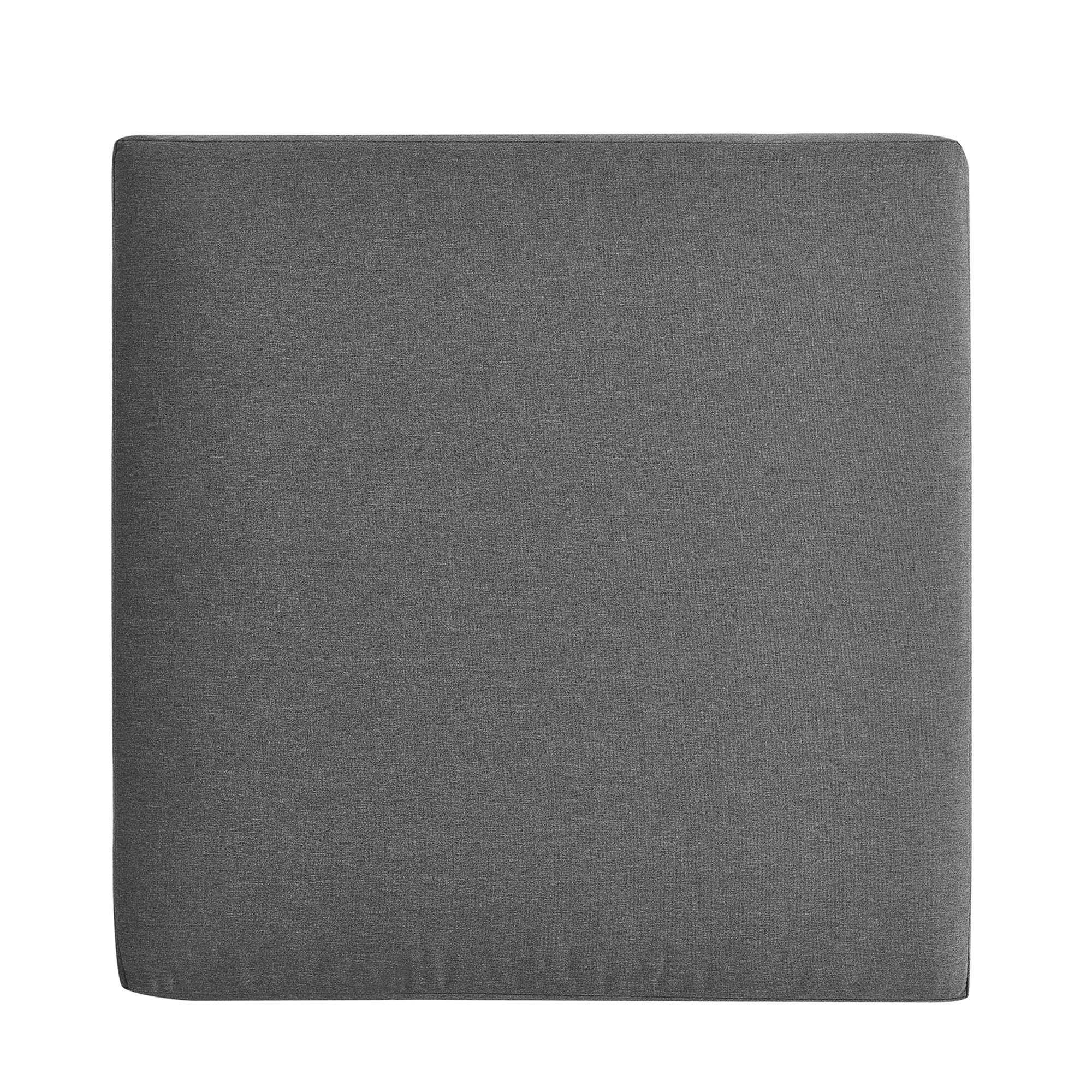 Modway Tahoe Outdoor Ottoman, Gray/Charcoal, large