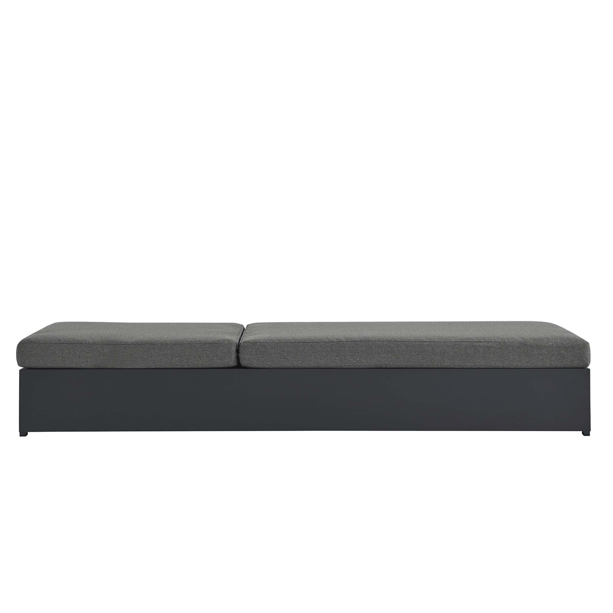 Modway Tahoe Outdoor Chaise Lounge, Gray/Charcoal, large