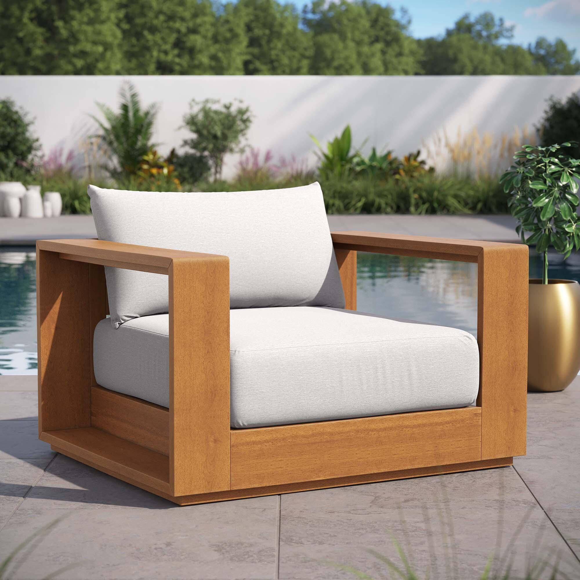 Modway Tahoe Outdoor Lounge Chair, , large