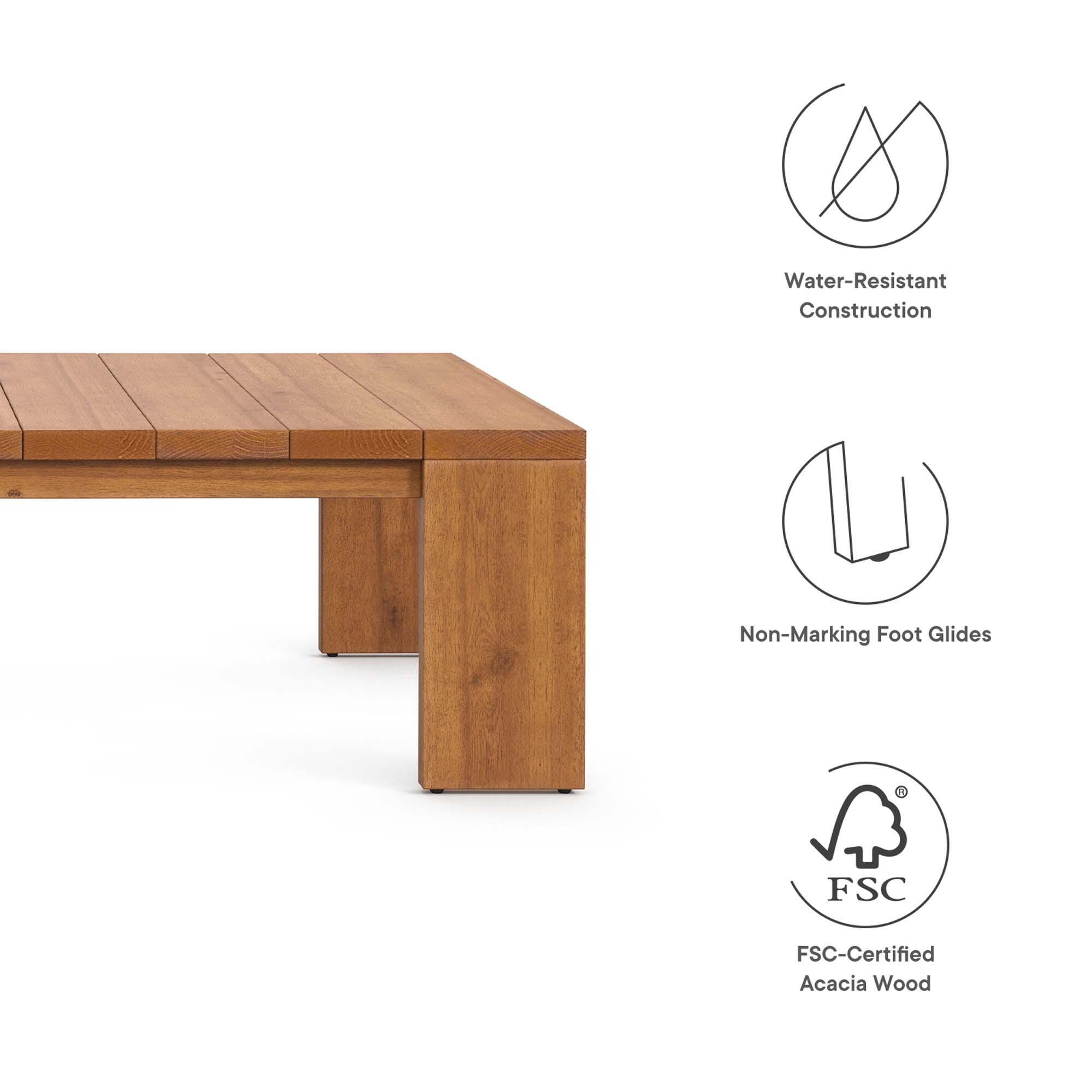 Modway Tahoe Outdoor Coffee Table, , large