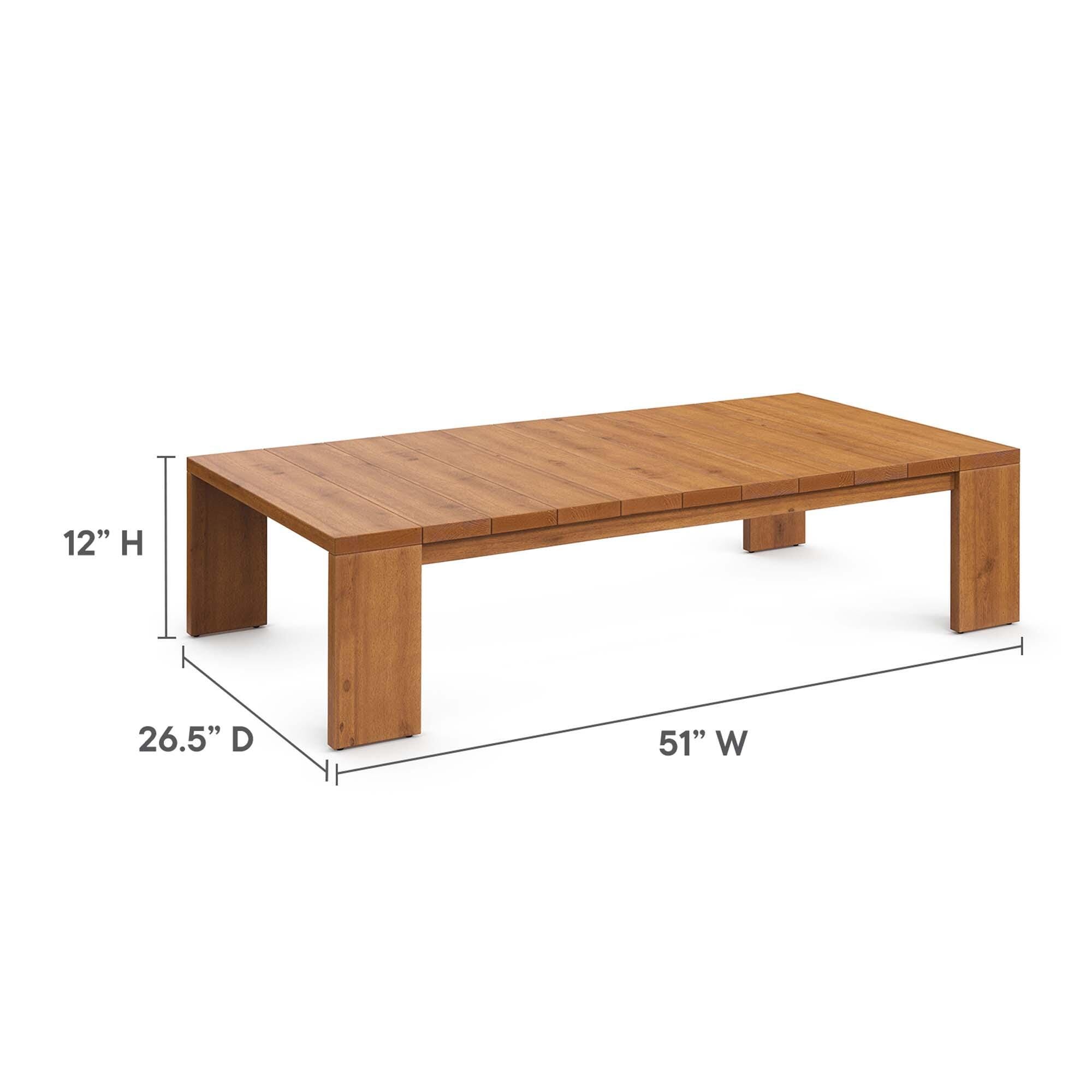 Modway Tahoe Outdoor Coffee Table, , large