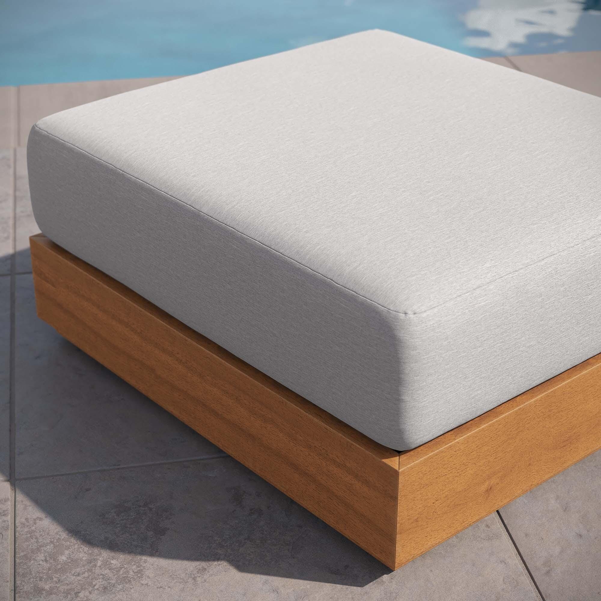 Modway Tahoe Outdoor Cozy Ottoman, , large