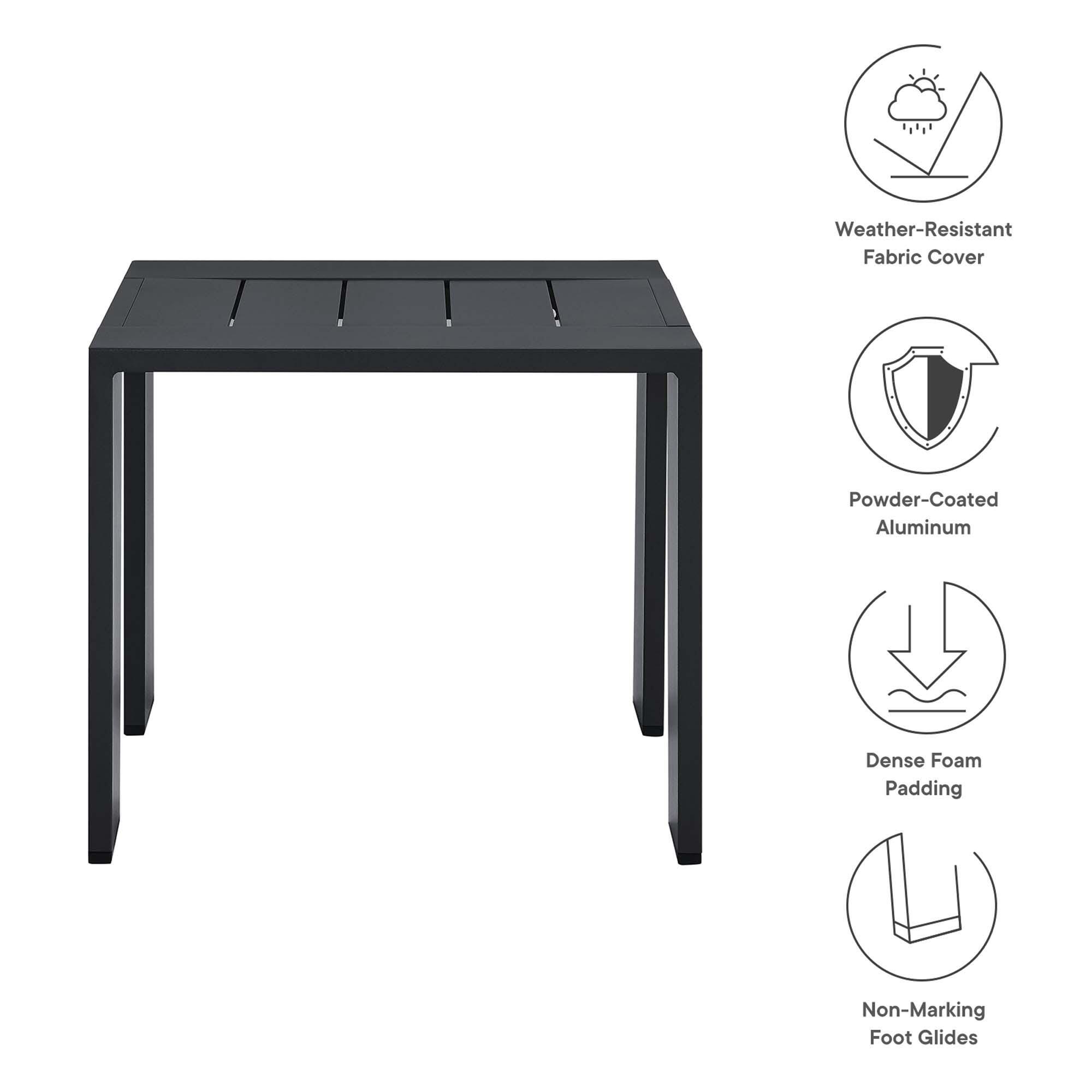 Modway Tahoe Outdoor End Table, , large