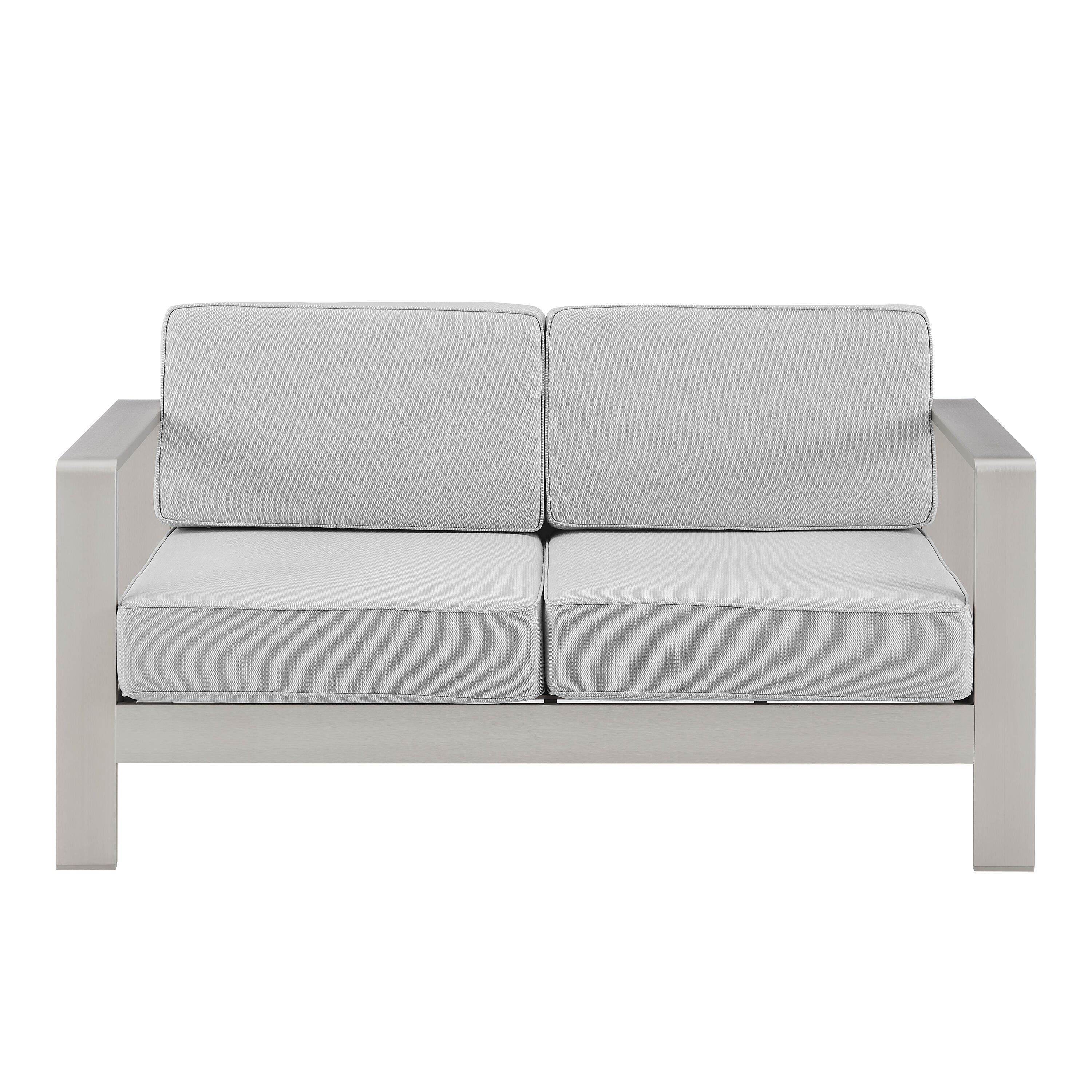 Linon Rosemary Outdoor Sofa, Grey, large