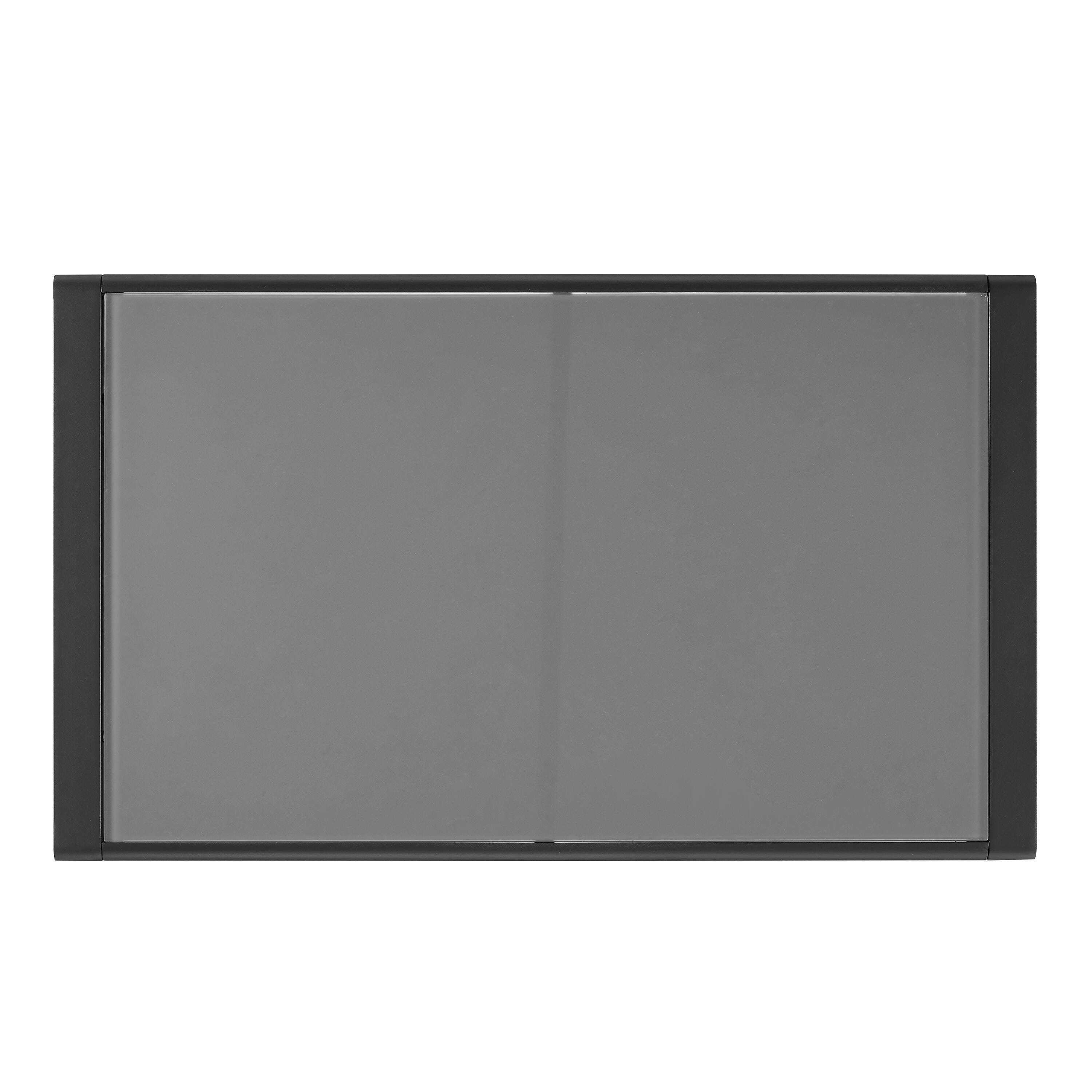 Linon Rosemary Outdoor Coffee Table, Black, large
