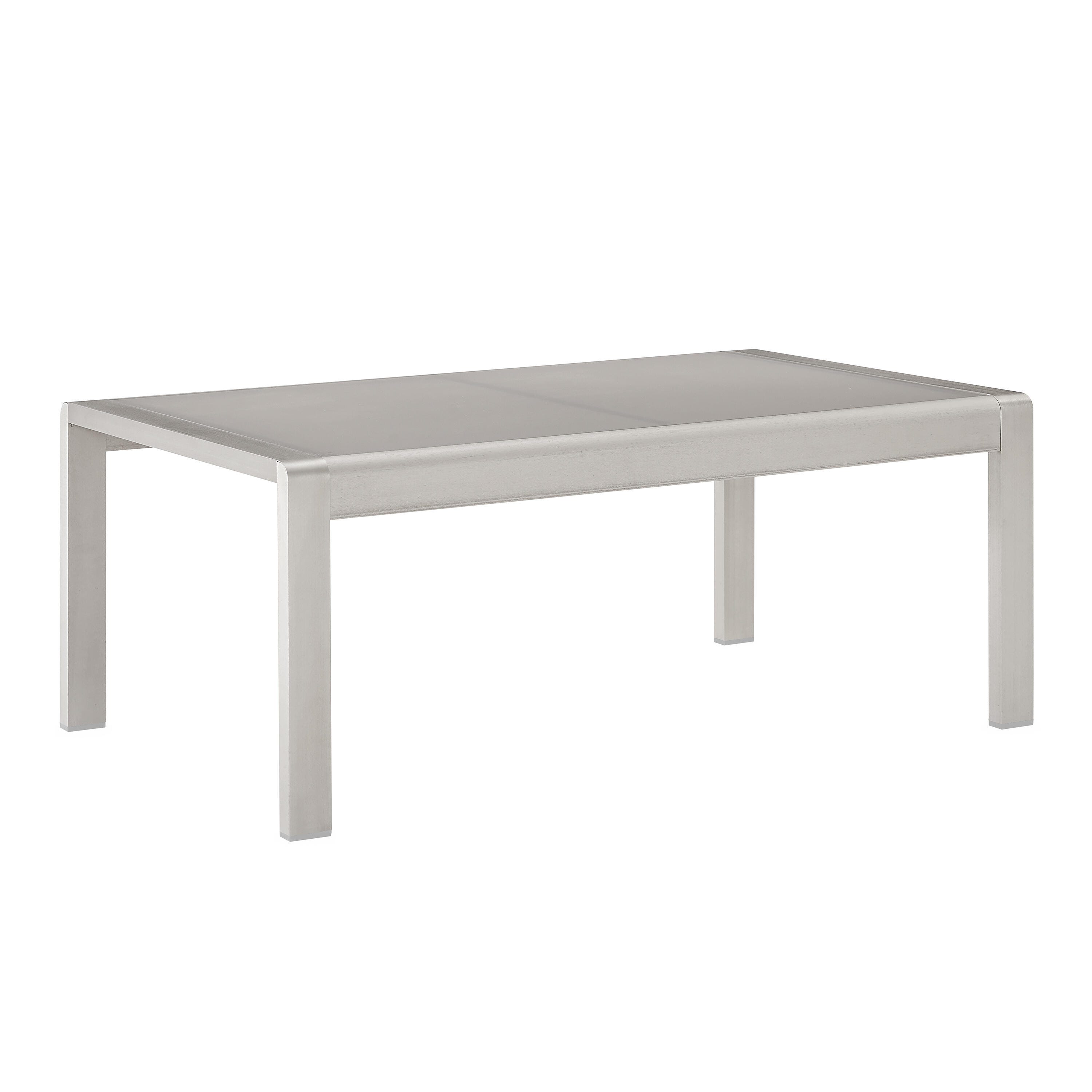 Linon Rosemary Outdoor Coffee Table, Gray, large