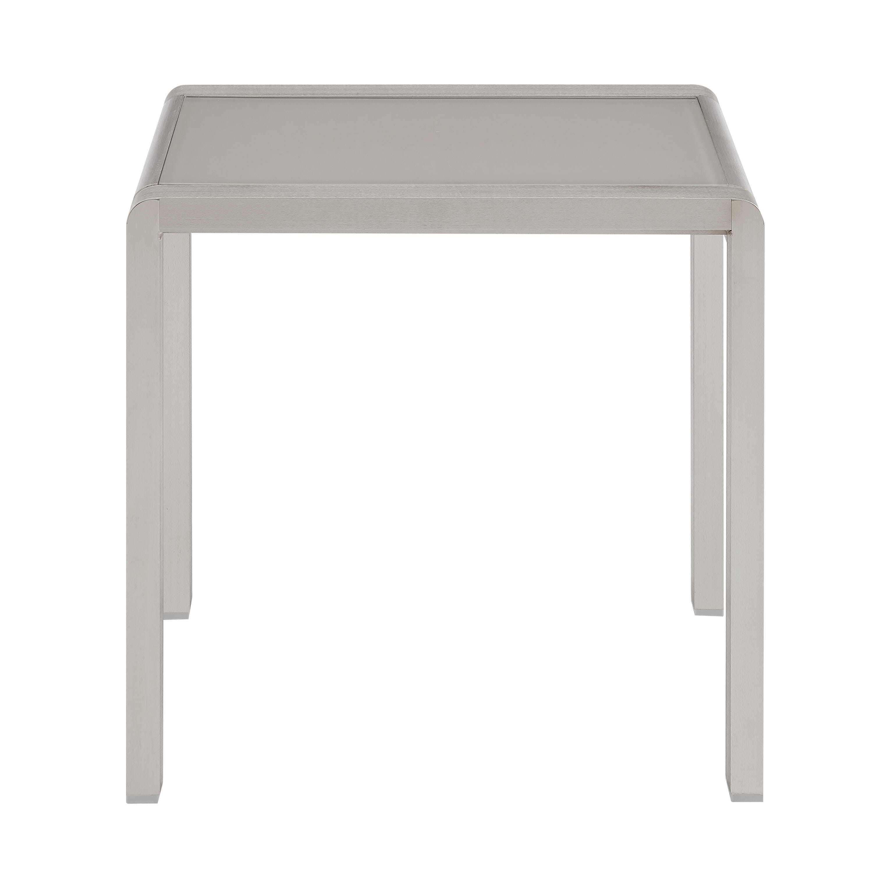 Linon Rosemary Outdoor Side Table, Gray, large