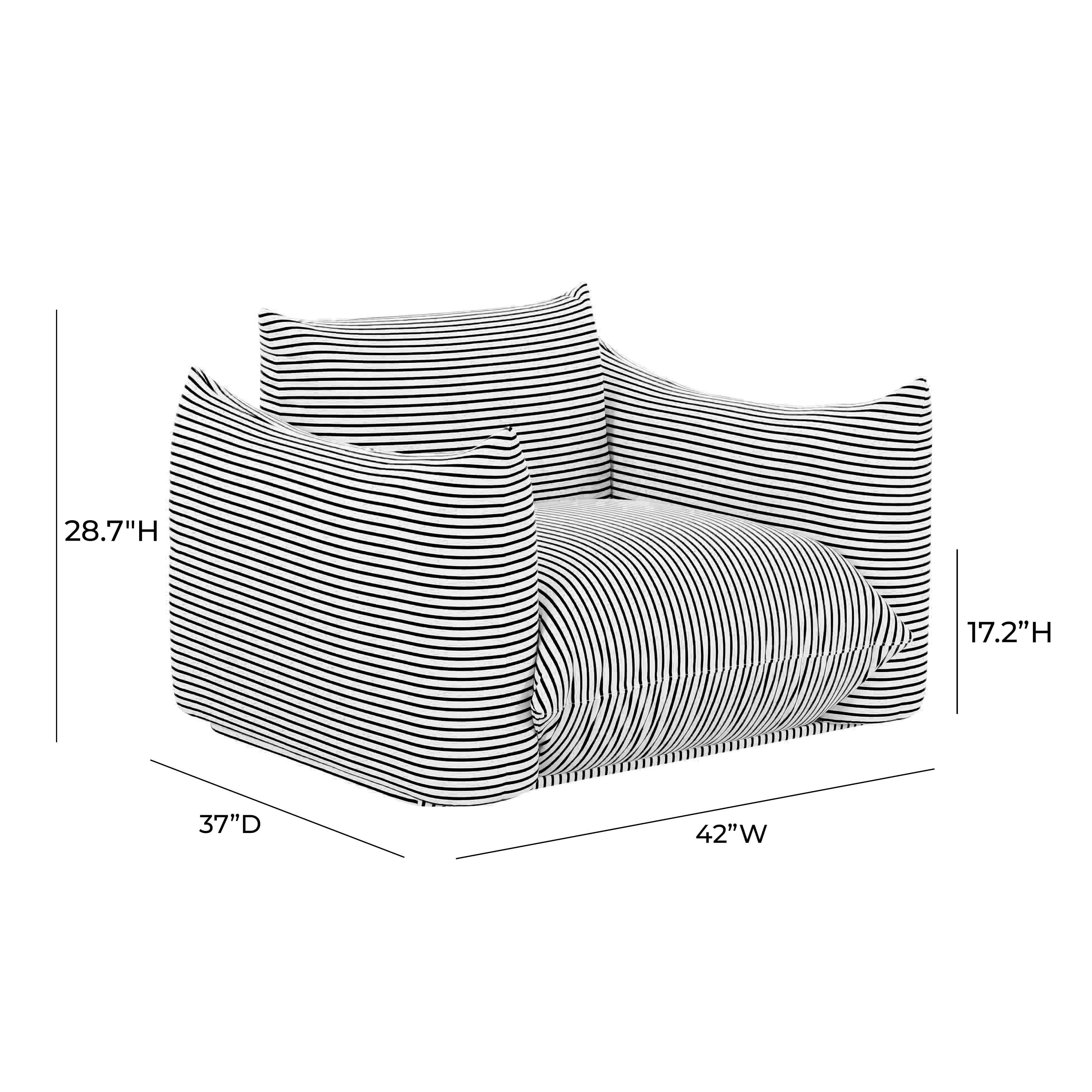Saint Tropez Stuffed Outdoor Armchair, , large