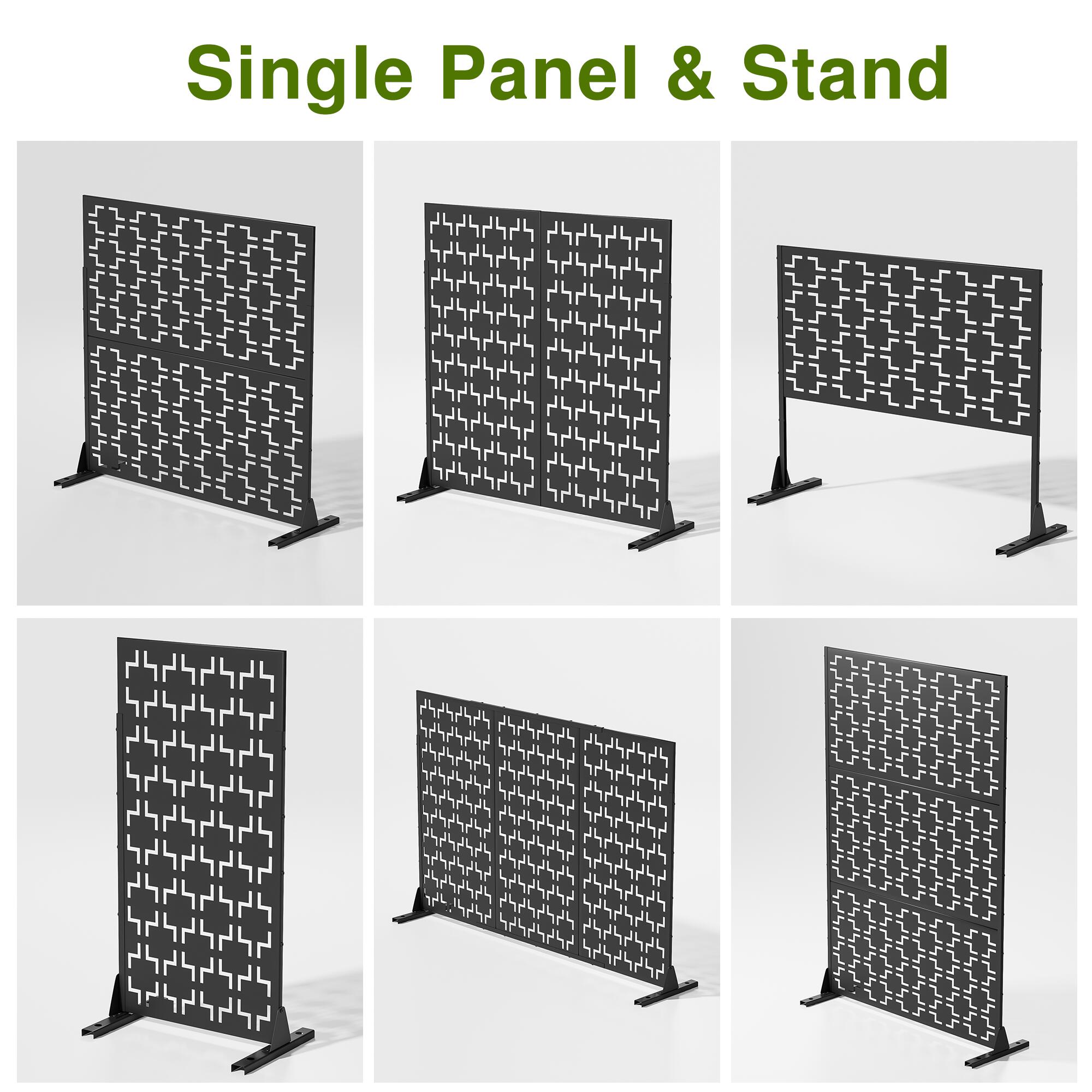 TranquilBreeze 72" Square Outdoor Privacy Screen, , large