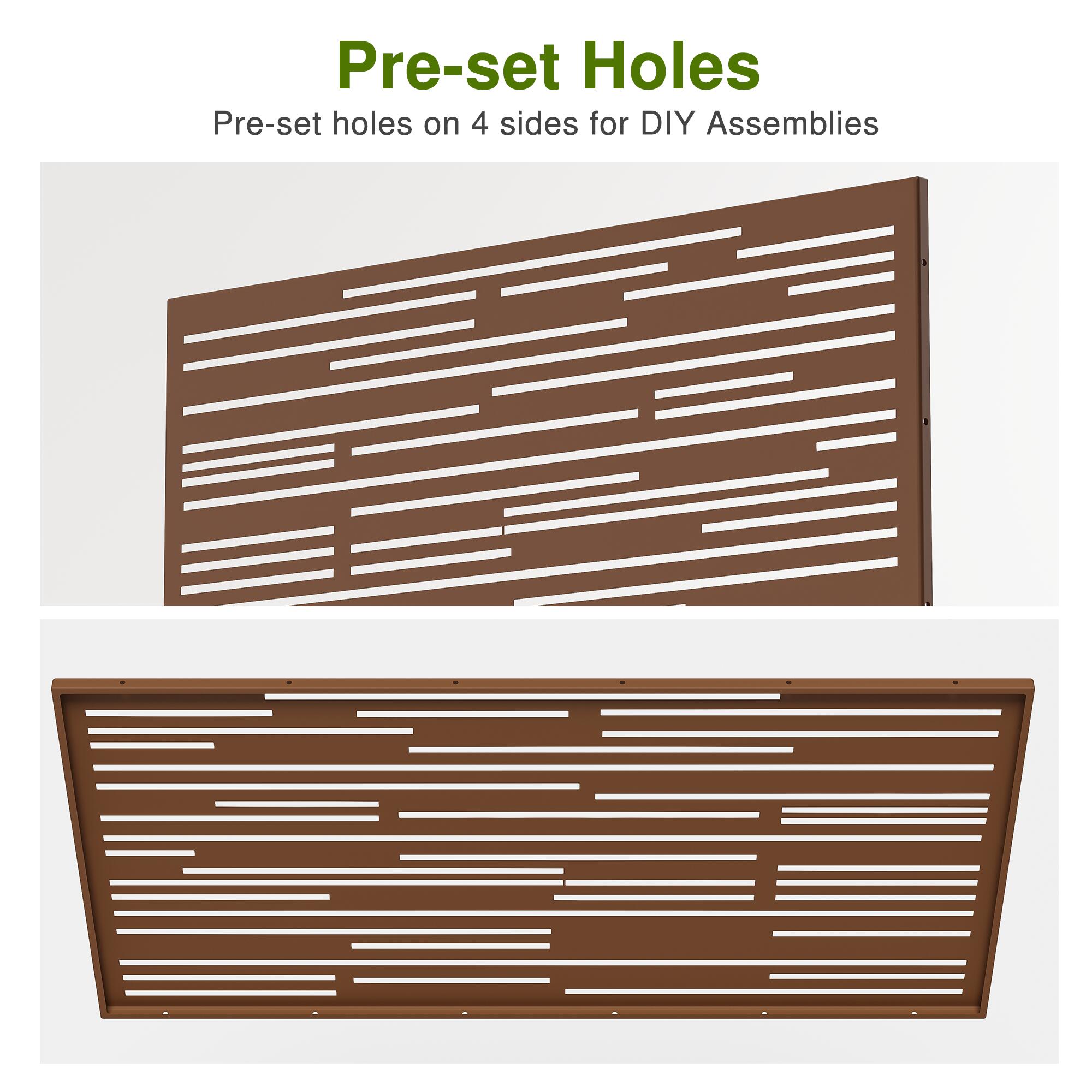 TranquilBreeze 74" Outdoor Privacy Screen, , large
