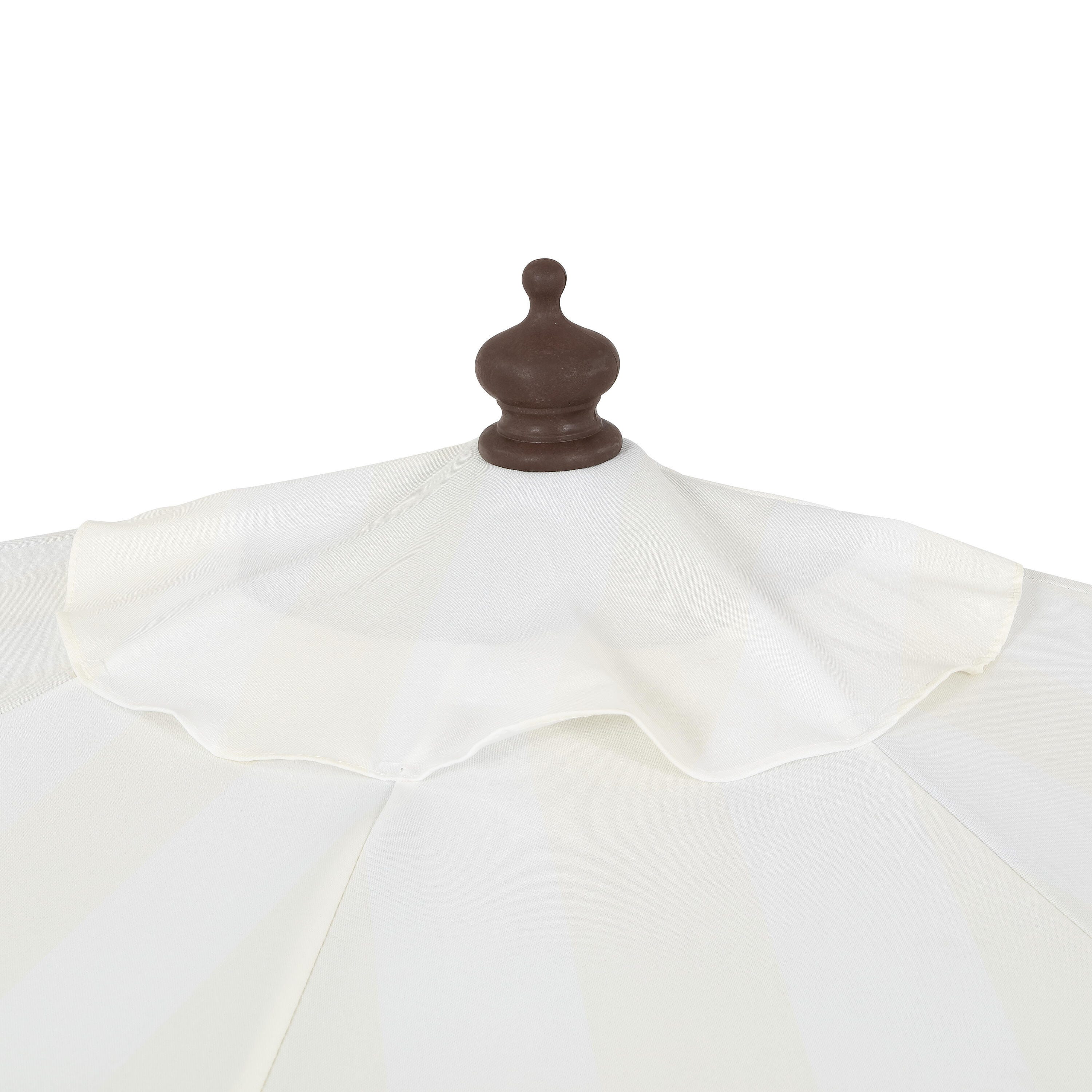 JONATHAN Y Beverly 9'  Outdoor Half-Tilted Umbrella, Cream/White, large
