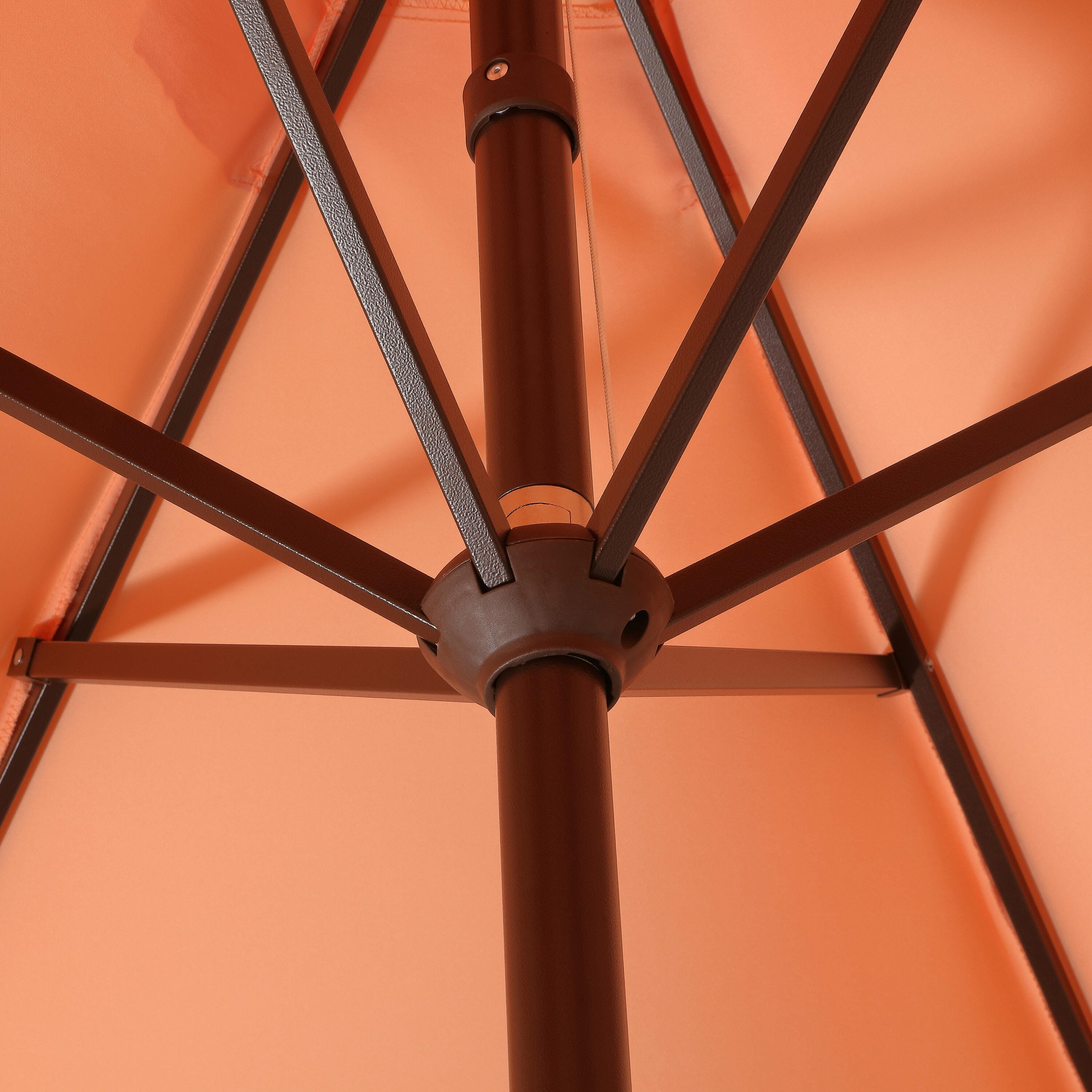 coral color patio umbrella Jardin Please measure your umbrella ribs before purchasing to ensure proper fit. JONATHAN Y Tracy 9 ft.