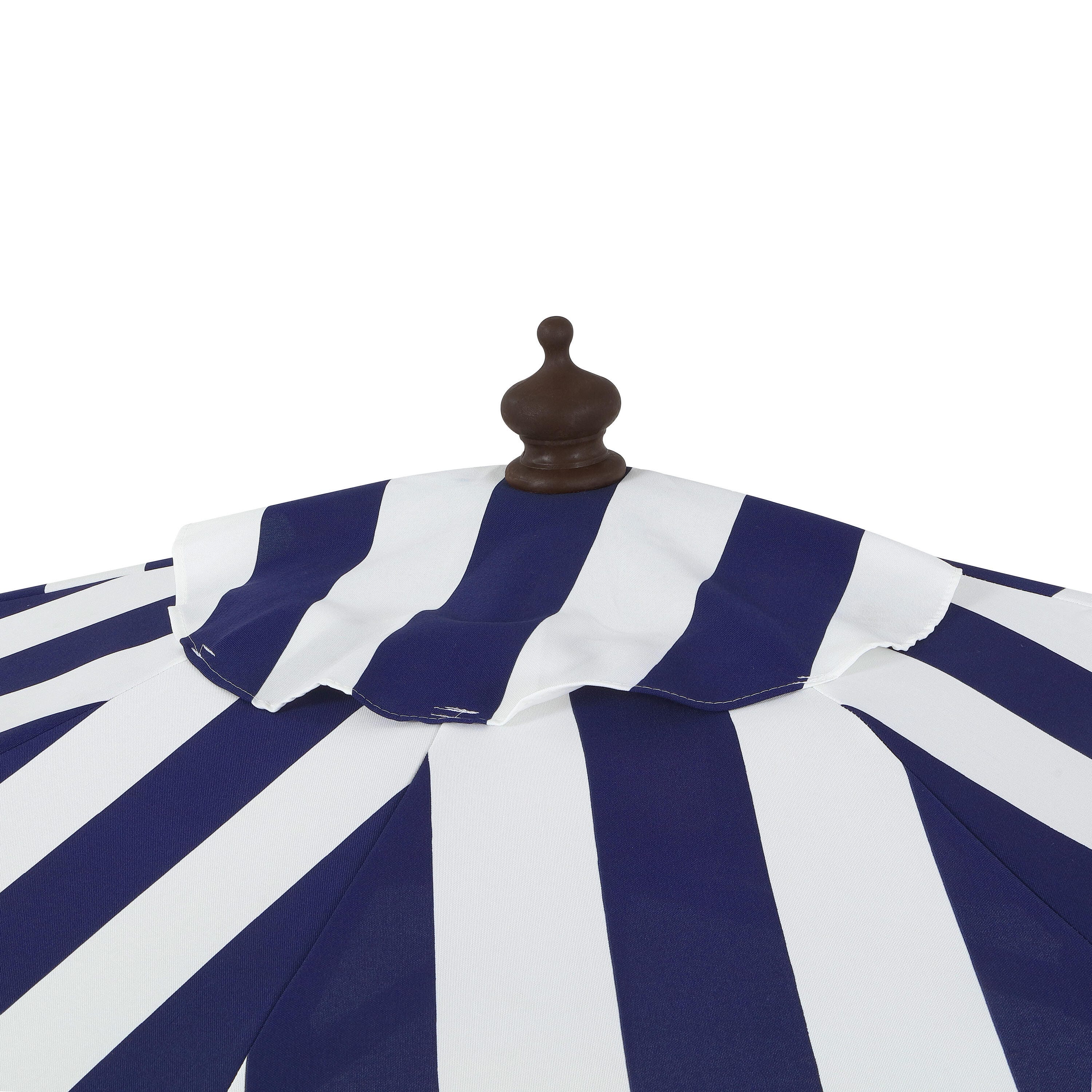 JONATHAN Y Beverly 9'  Outdoor Half-Tilted Umbrella, Navy/White, large
