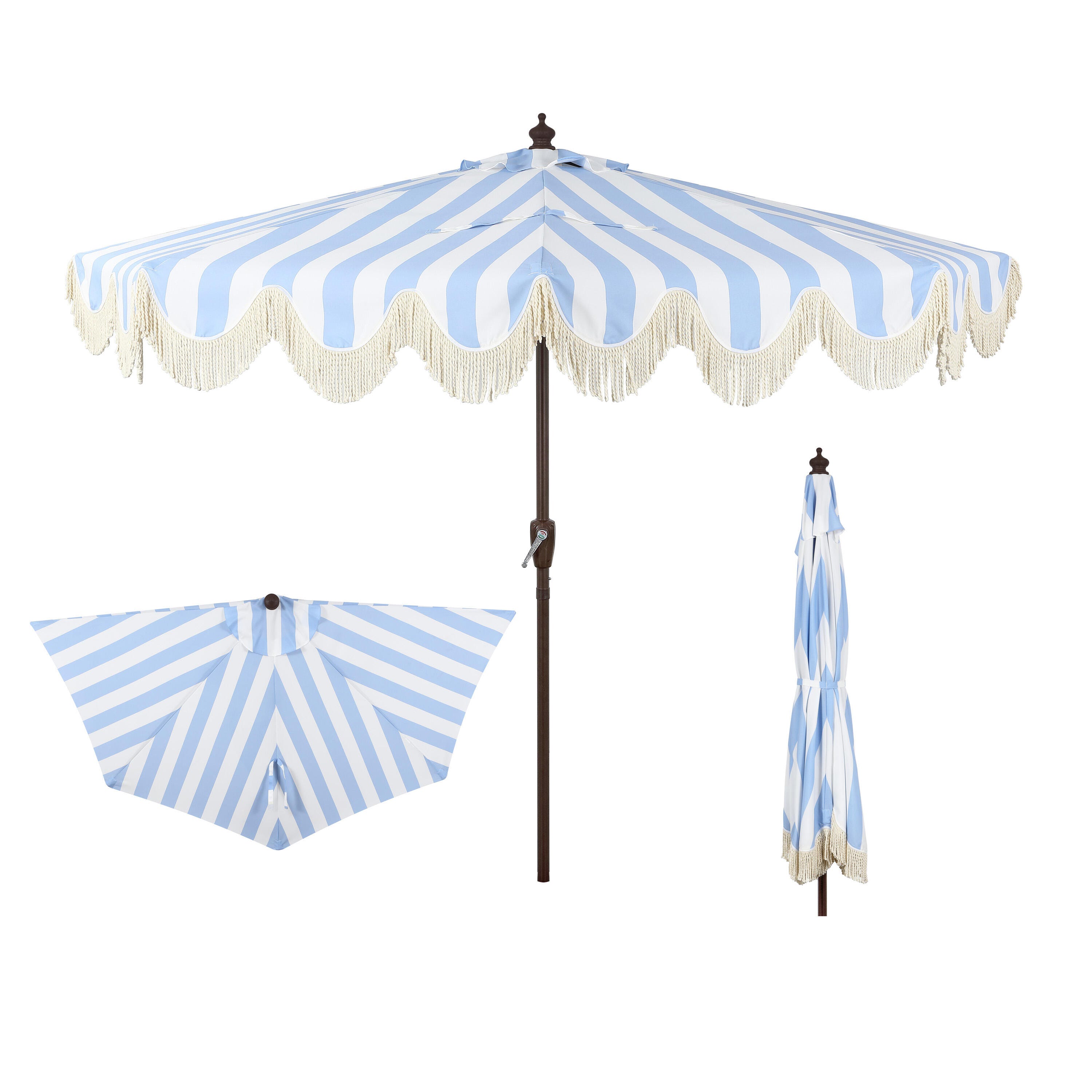 costco cantelever 10 to 13 patio umbrellas 10' x 13' Wood-Look Seasons Sentry Cantilever Umbrella