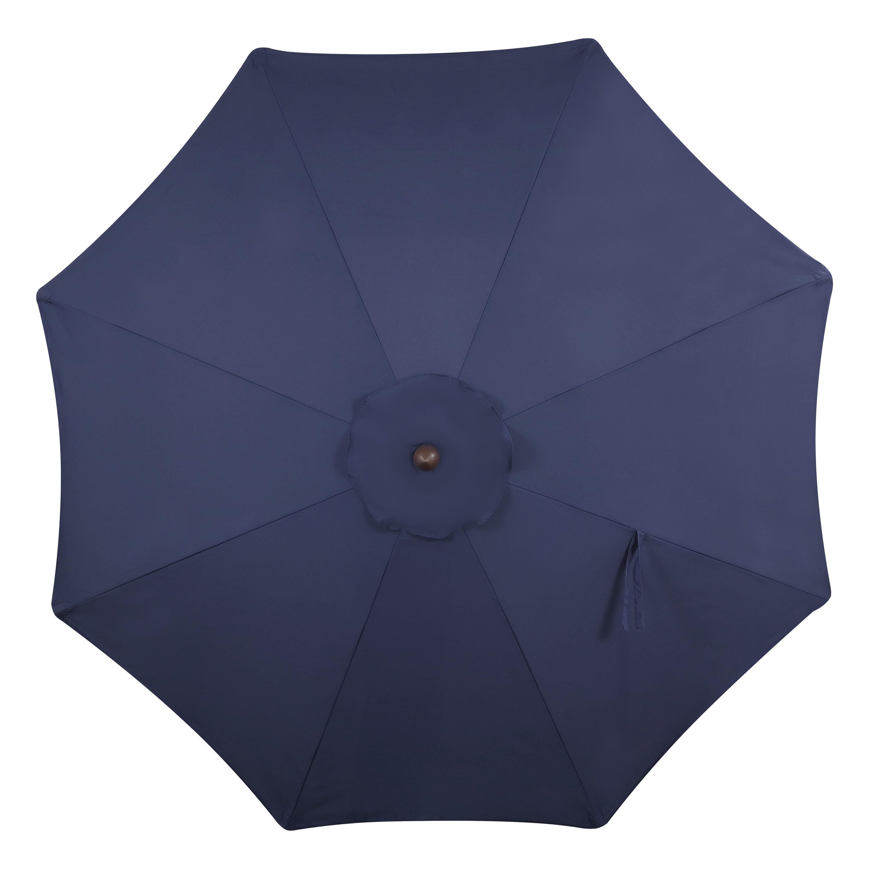 JONATHAN Y Tracy 9'  Outdoor Tilted Umbrella, Navy/White, large