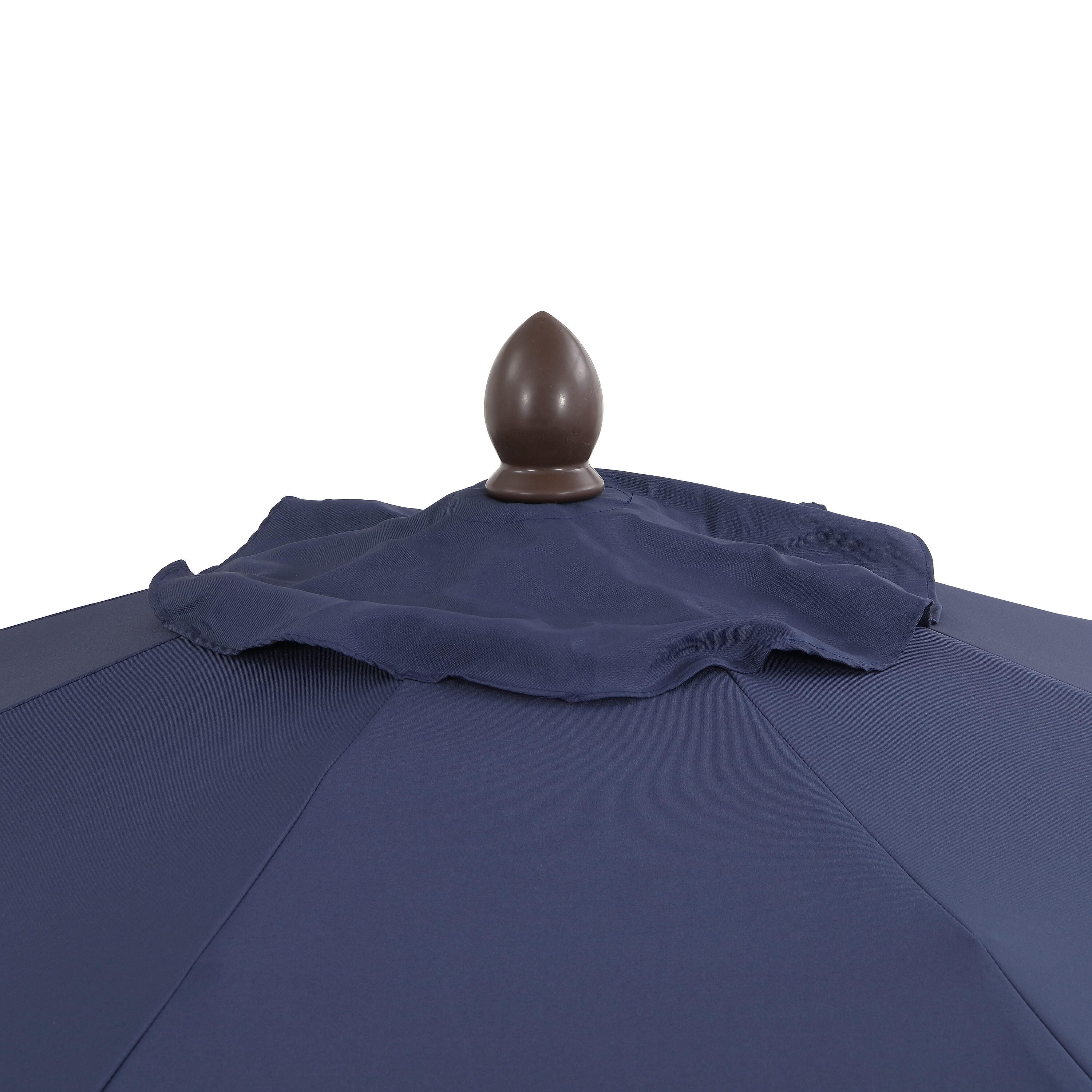 JONATHAN Y Tracy 9'  Outdoor Tilted Umbrella, Navy/White, large