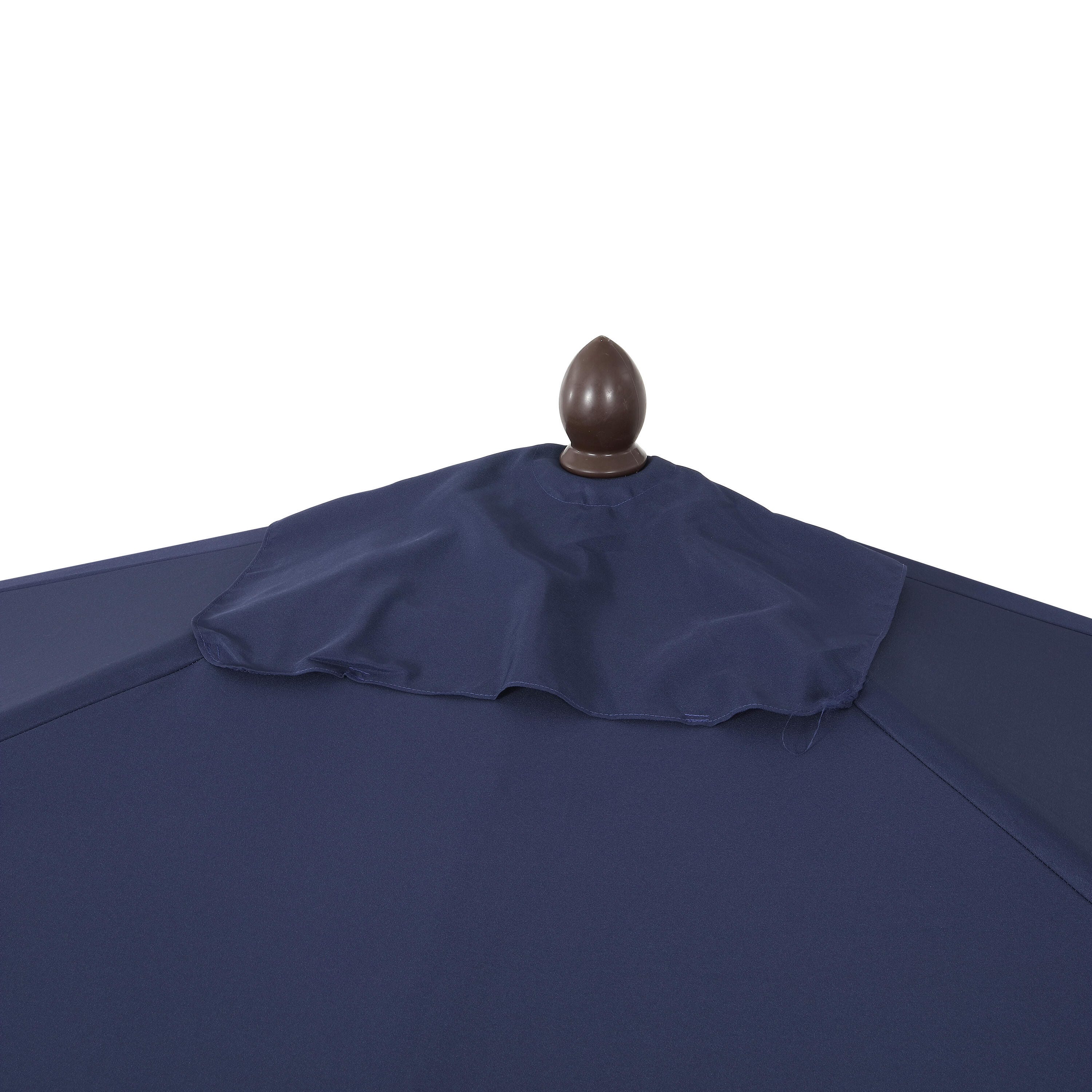 JONATHAN Y Sidney 9'  Outdoor Half Umbrella, Navy/White, large