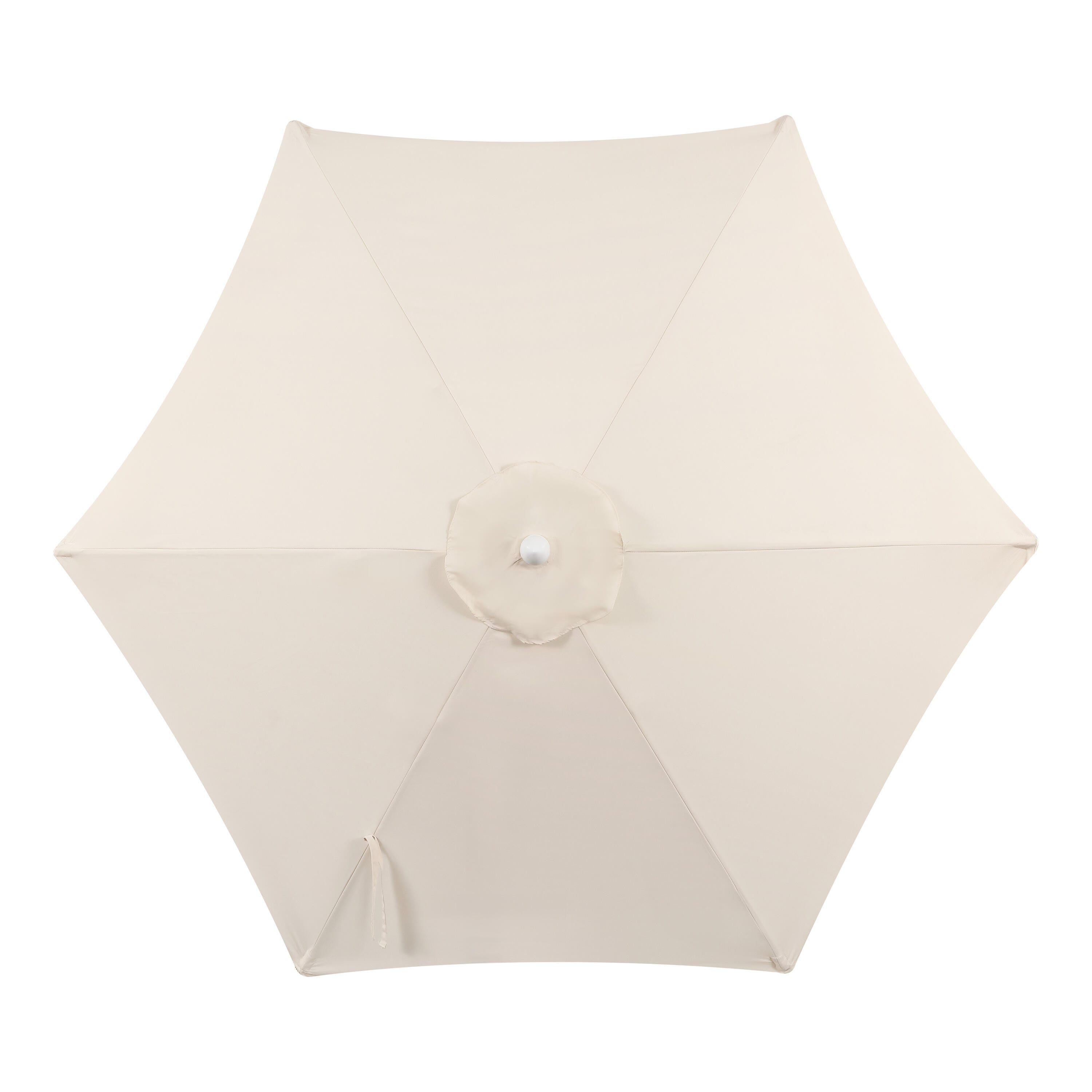 JONATHAN Y Collins 9'  Outdoor Tilted Umbrella, Cream, large