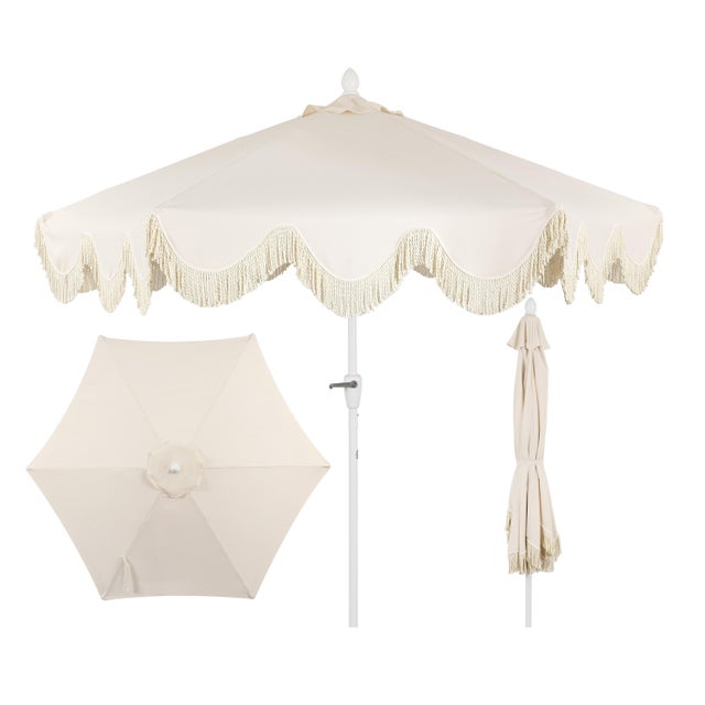 Jonathan Y Collins 9' Outdoor Tilted Umbrella
