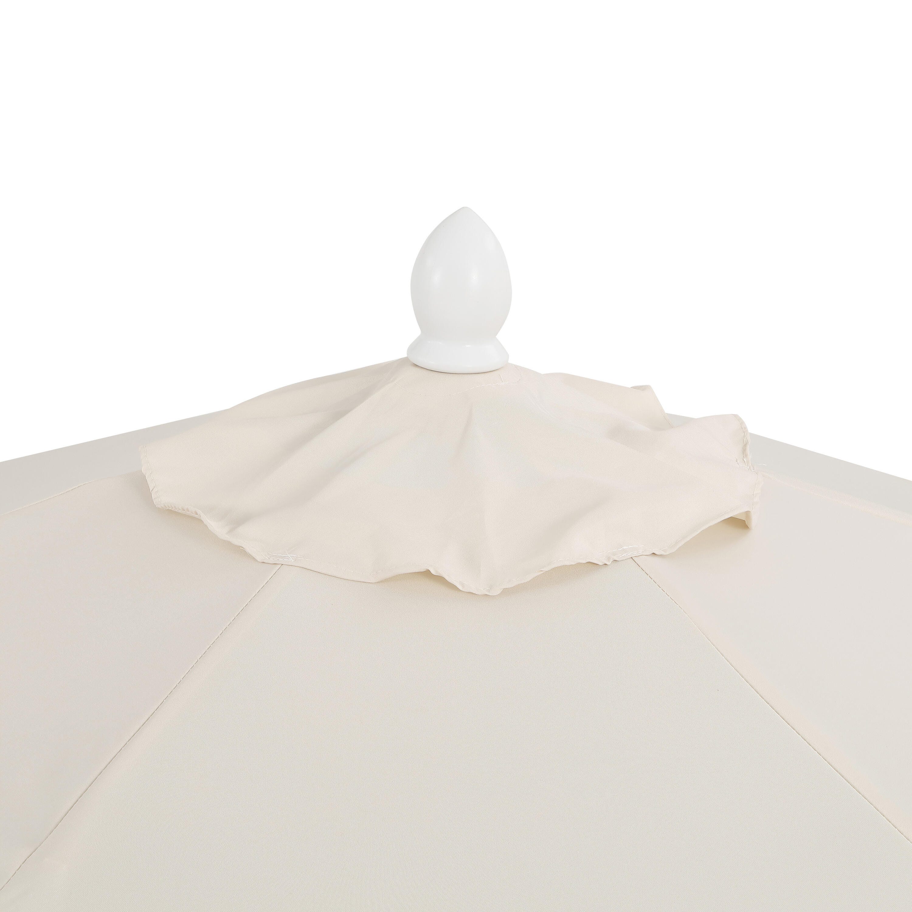 JONATHAN Y Collins 9'  Outdoor Tilted Umbrella, Cream, large
