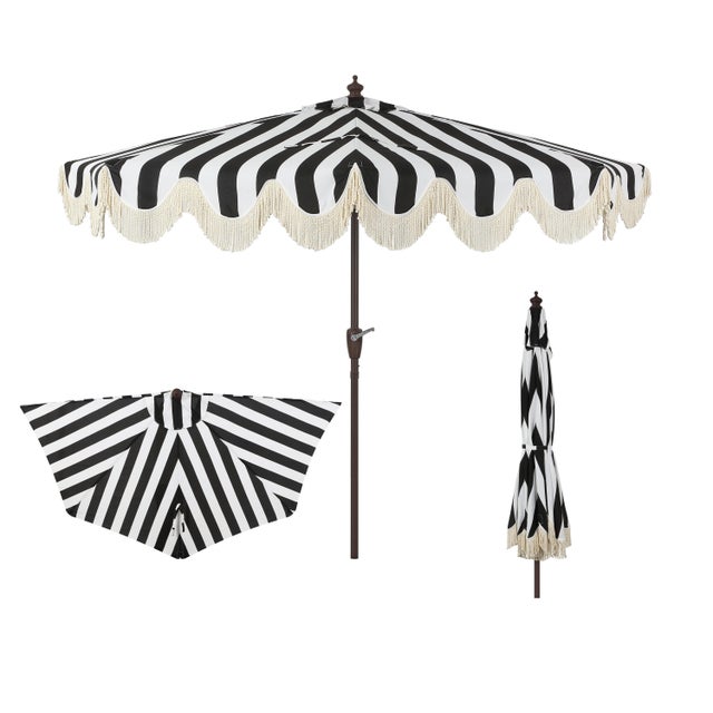 Jonathan Y Beverly 9' Outdoor Half-Tilted Umbrella