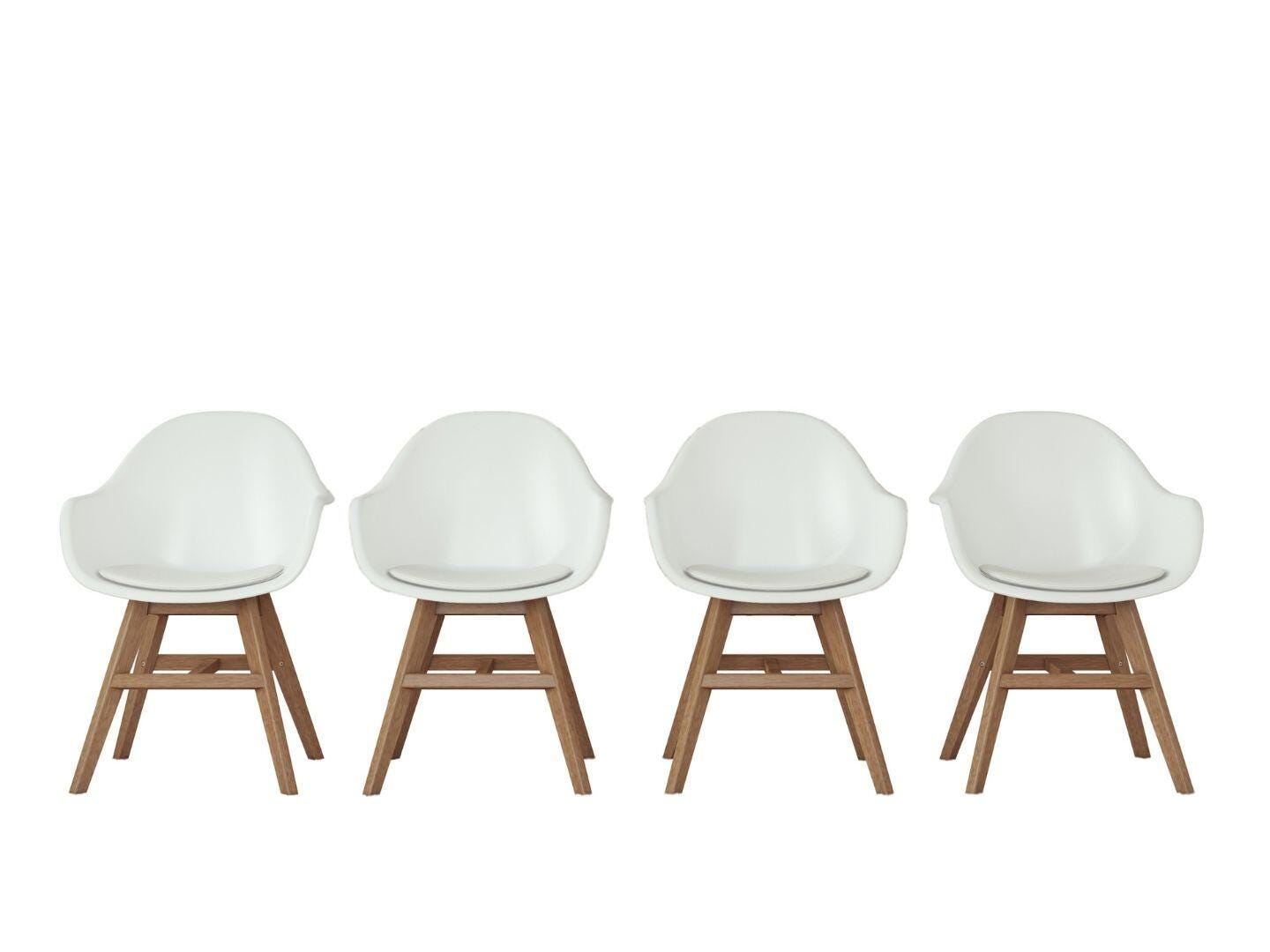Amazonia Outdoor Bucket Dining Chair (Set of 4), , large