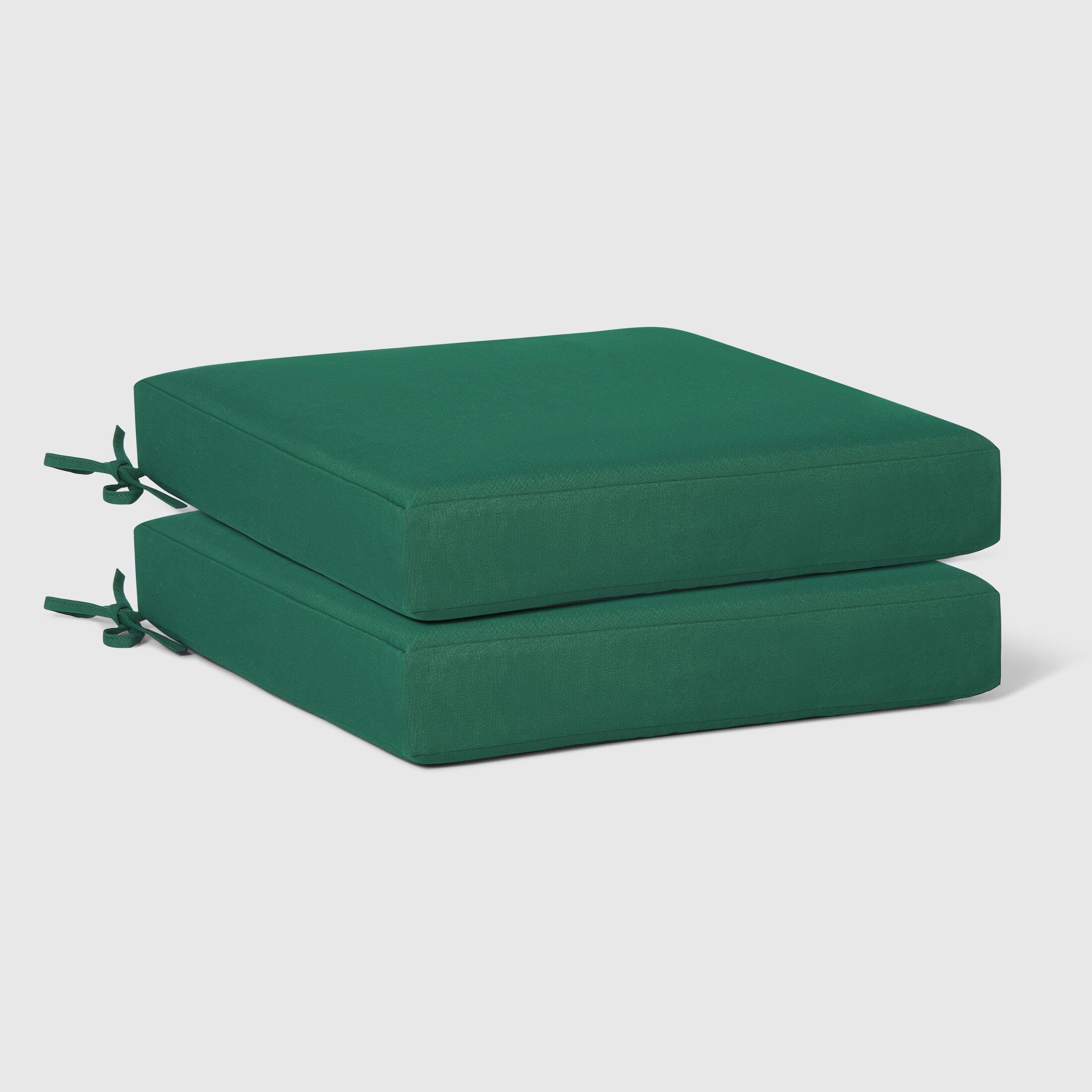 Westin Furniture Color Stay Outdoor Seat Cushion (Set of 2), Green, large