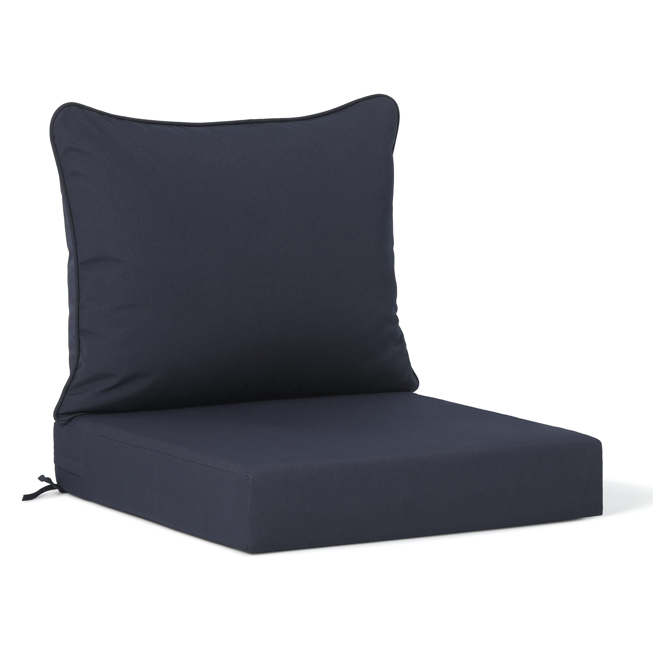 Westin Furniture Color Stay Outdoor Deep Seating Cushion Set, Navy Blue, large