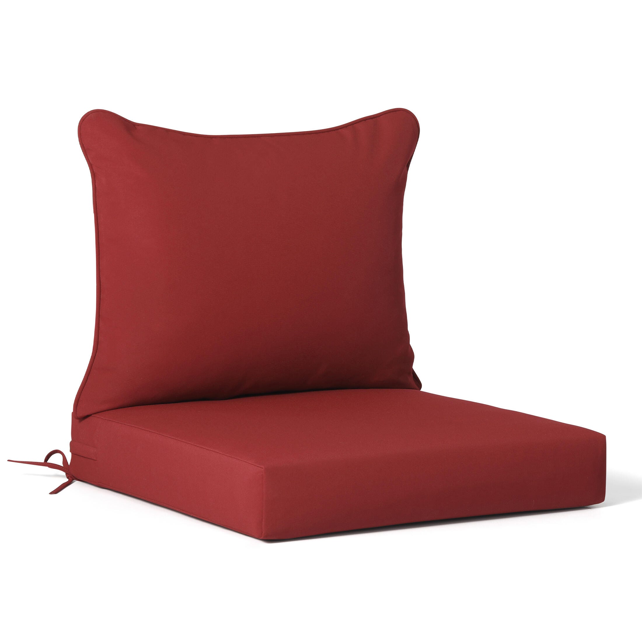 Westin Furniture Color Stay Outdoor Deep Seating Cushion Set, Red, large
