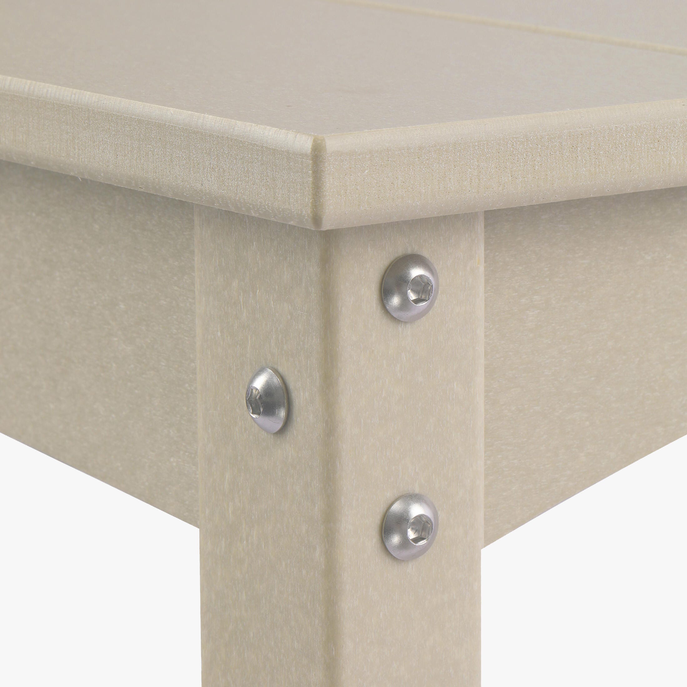 Westin Furniture Otto Outdoor Two Shelf Console Table, Sand, large