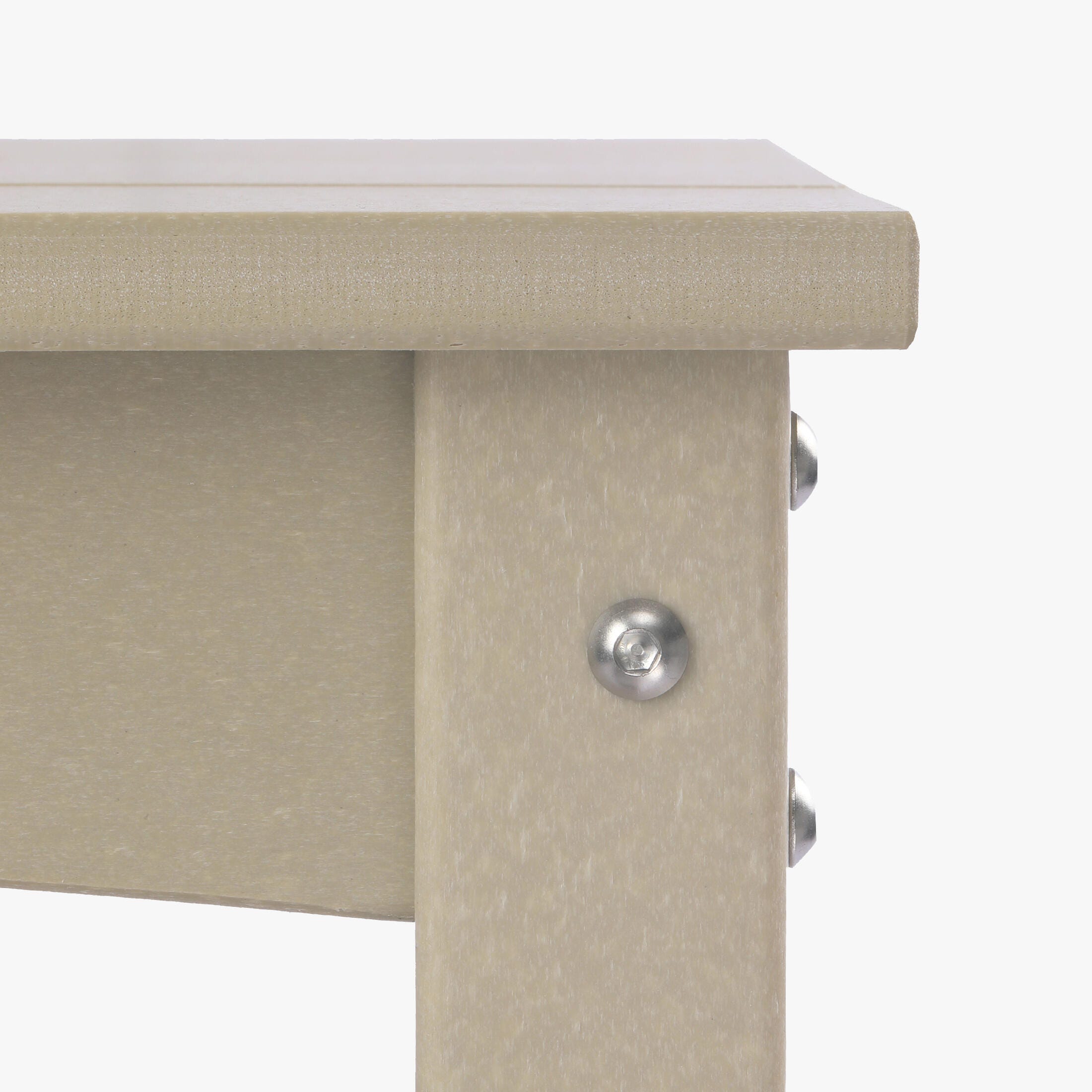 Westin Furniture Otto Outdoor Two Shelf Console Table, Sand, large