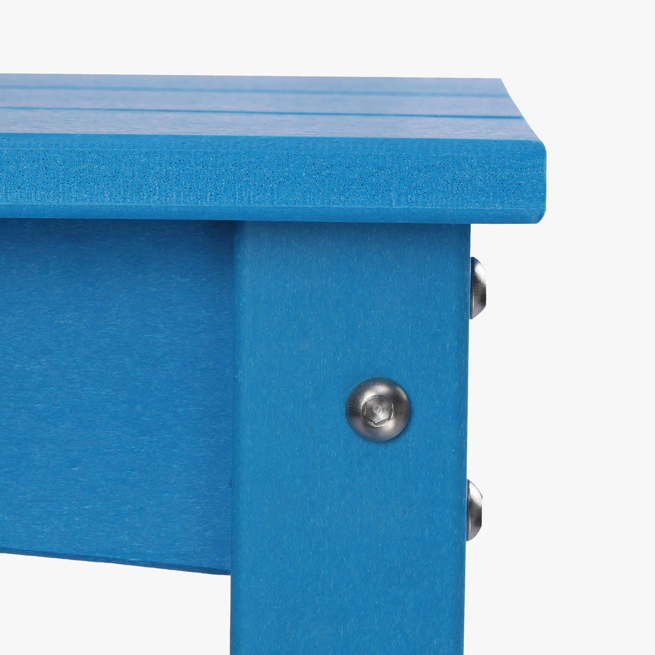 Westin Furniture Otto Outdoor Two Shelf Console Table, Pacific Blue, large
