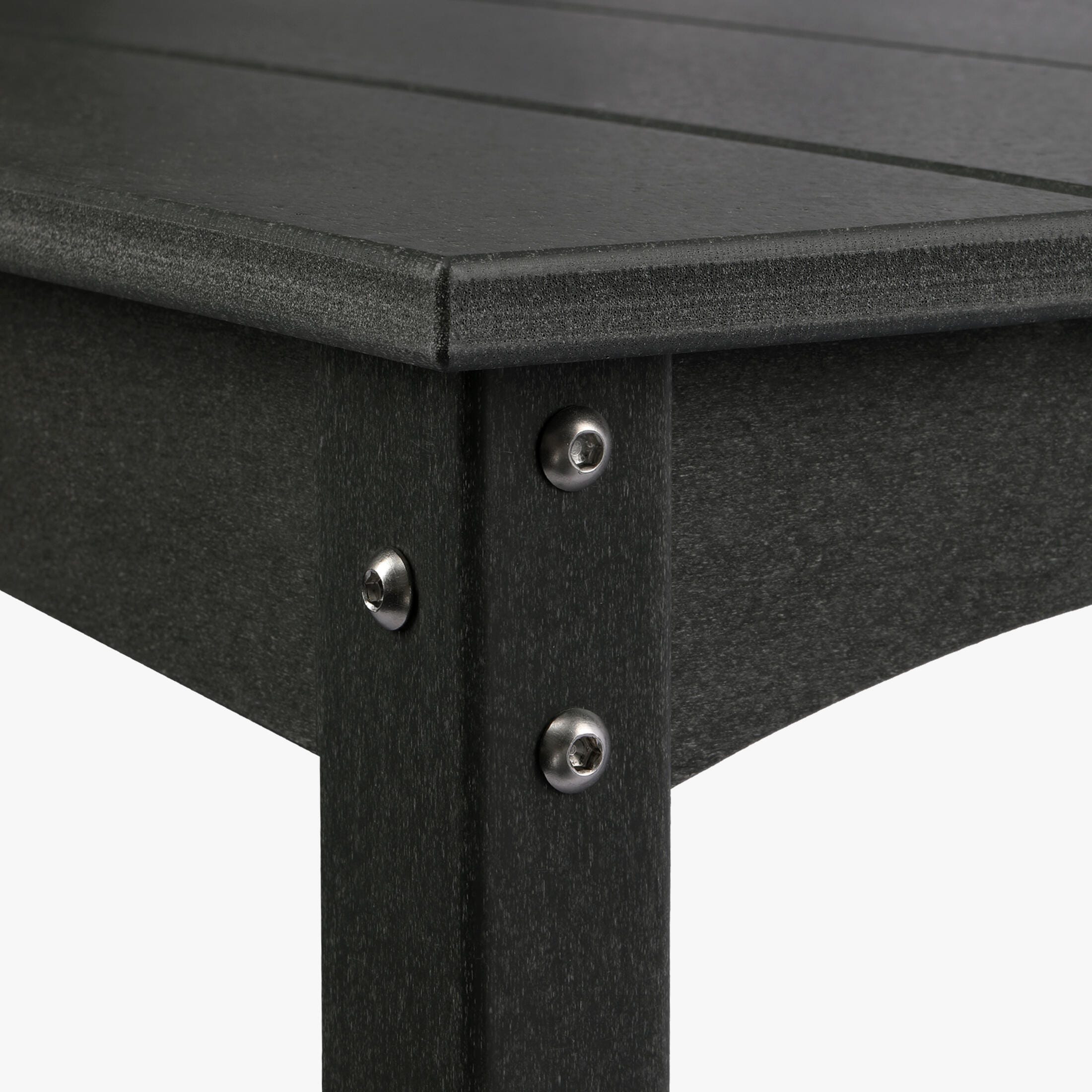 Westin Furniture Otto Outdoor Two Shelf Console Table, Black, large