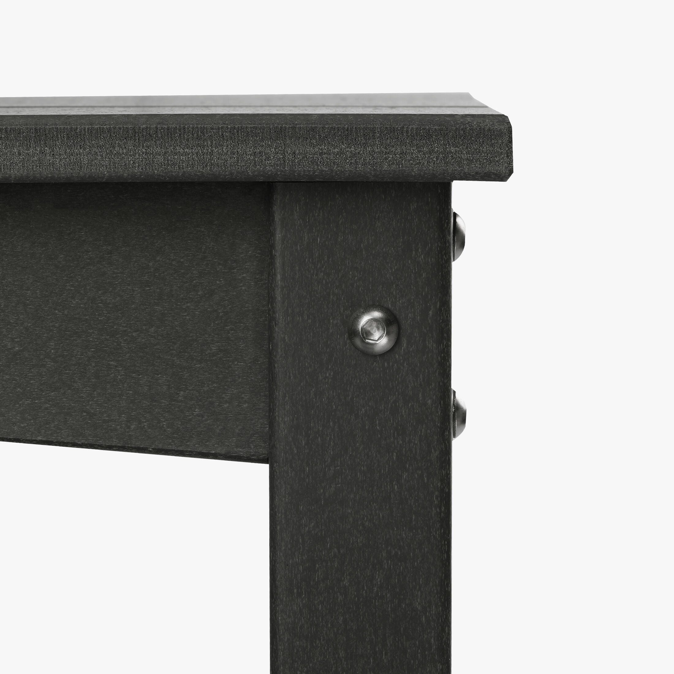 Westin Furniture Otto Outdoor Two Shelf Console Table, Black, large