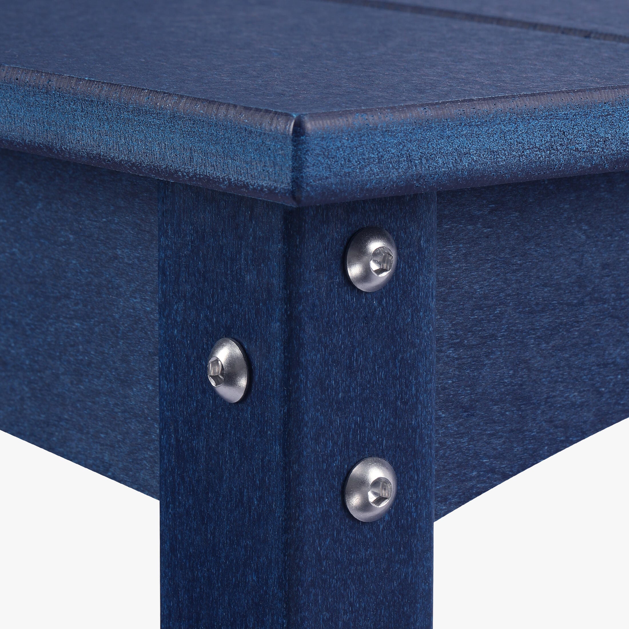 Westin Furniture Otto Outdoor Two Shelf Console Table, Navy Blue, large