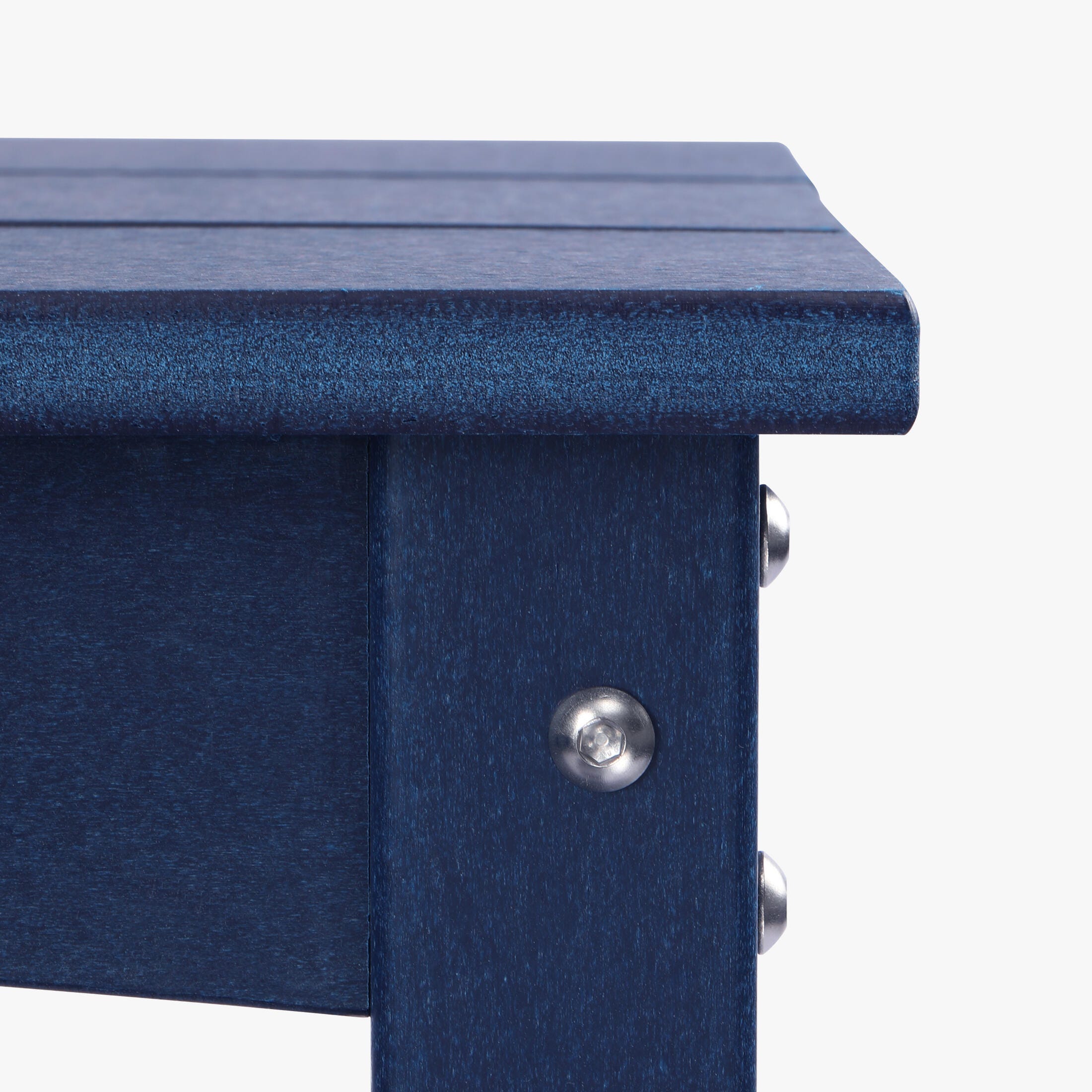 Westin Furniture Otto Outdoor Two Shelf Console Table, Navy Blue, large