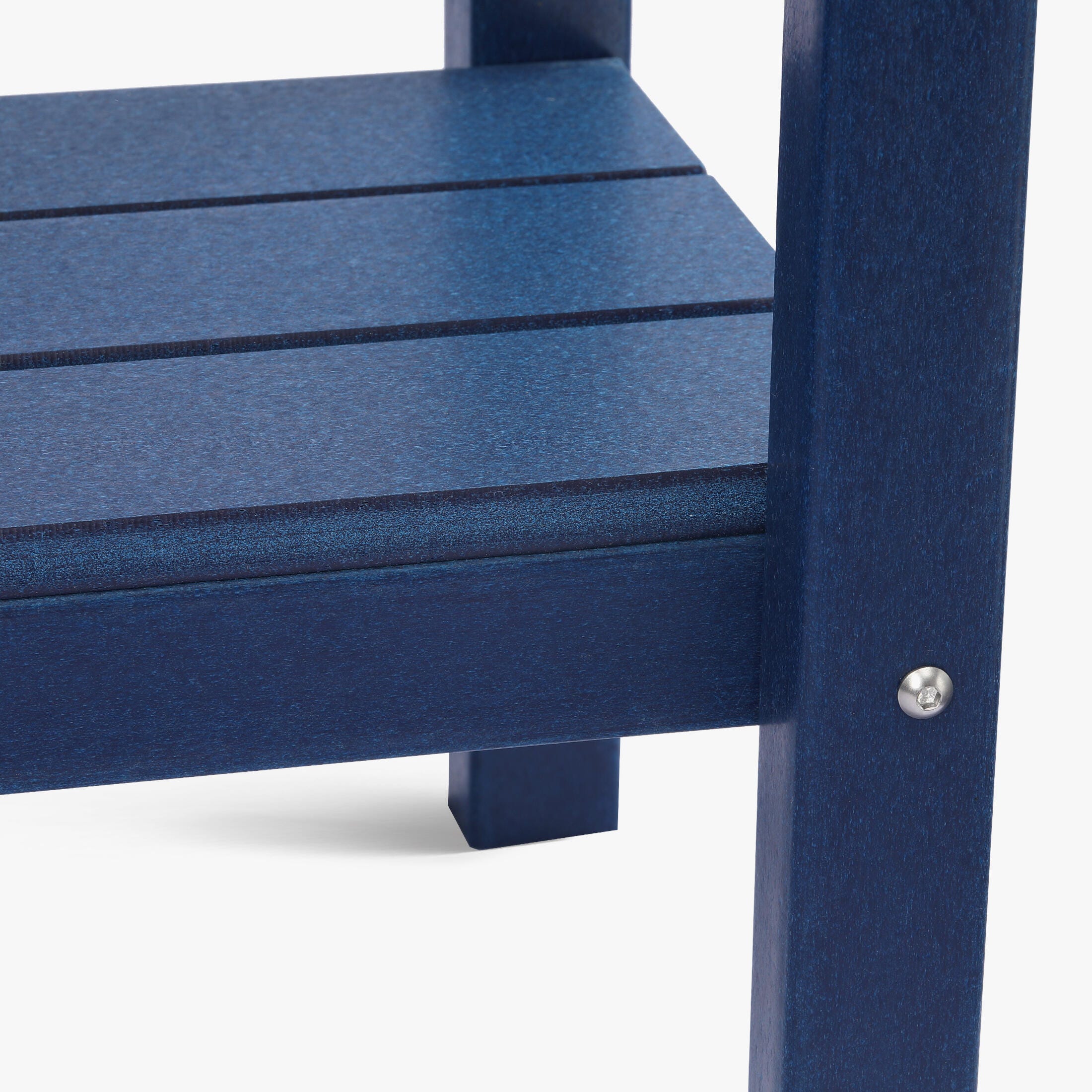 Westin Furniture Otto Outdoor Two Shelf Console Table, Navy Blue, large
