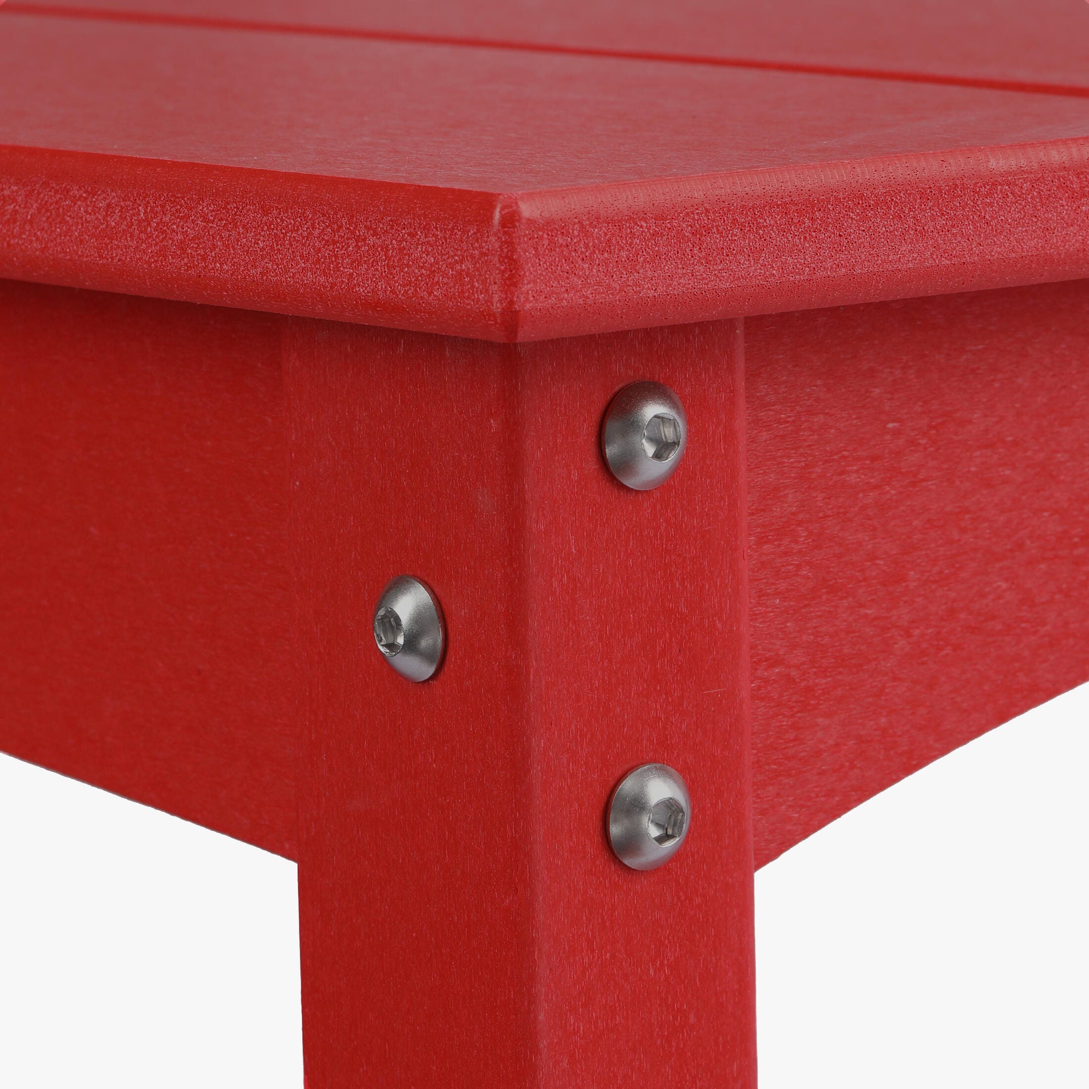 Westin Furniture Otto Outdoor Two Shelf Console Table, Red, large