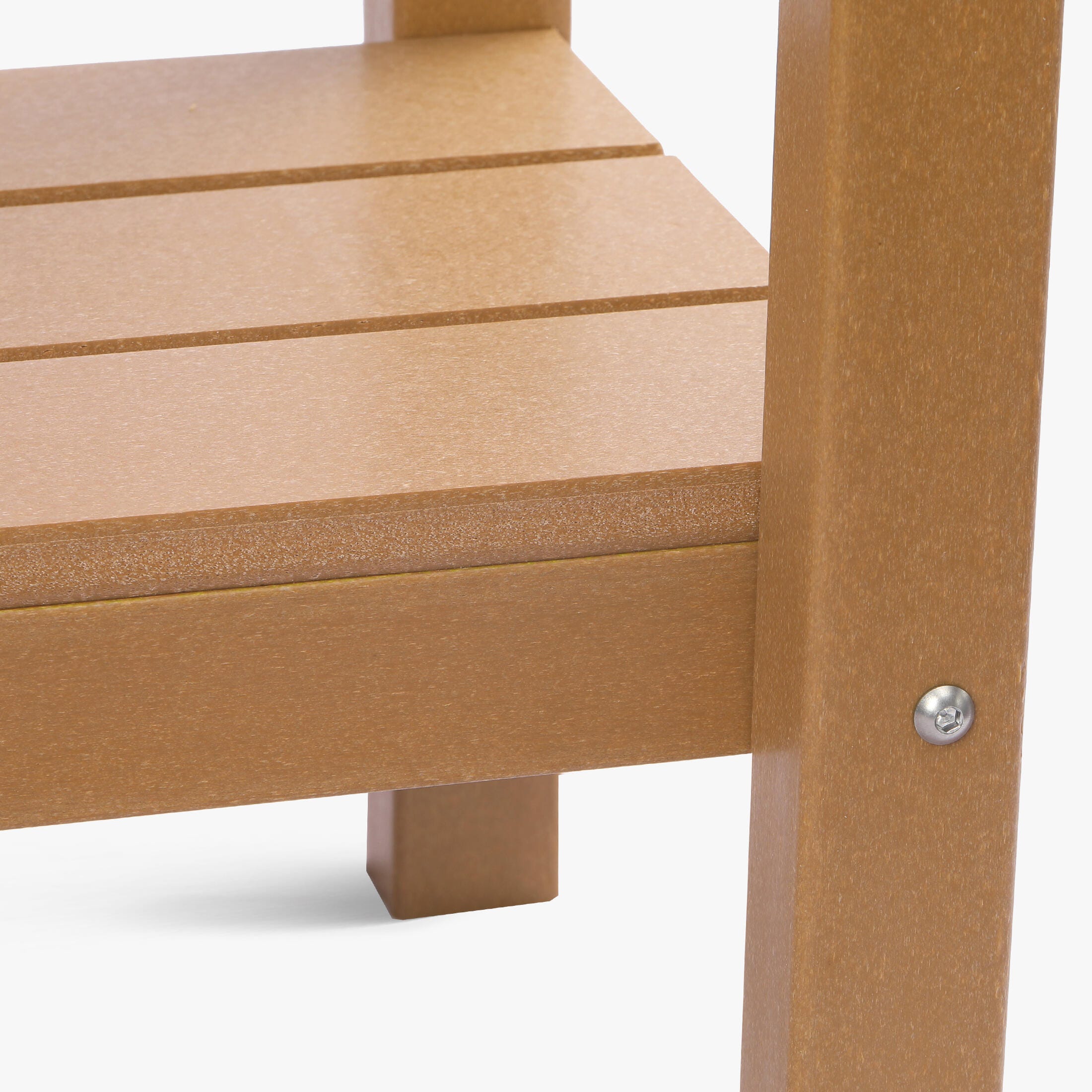 Westin Furniture Otto Outdoor Two Shelf Console Table, Teak, large