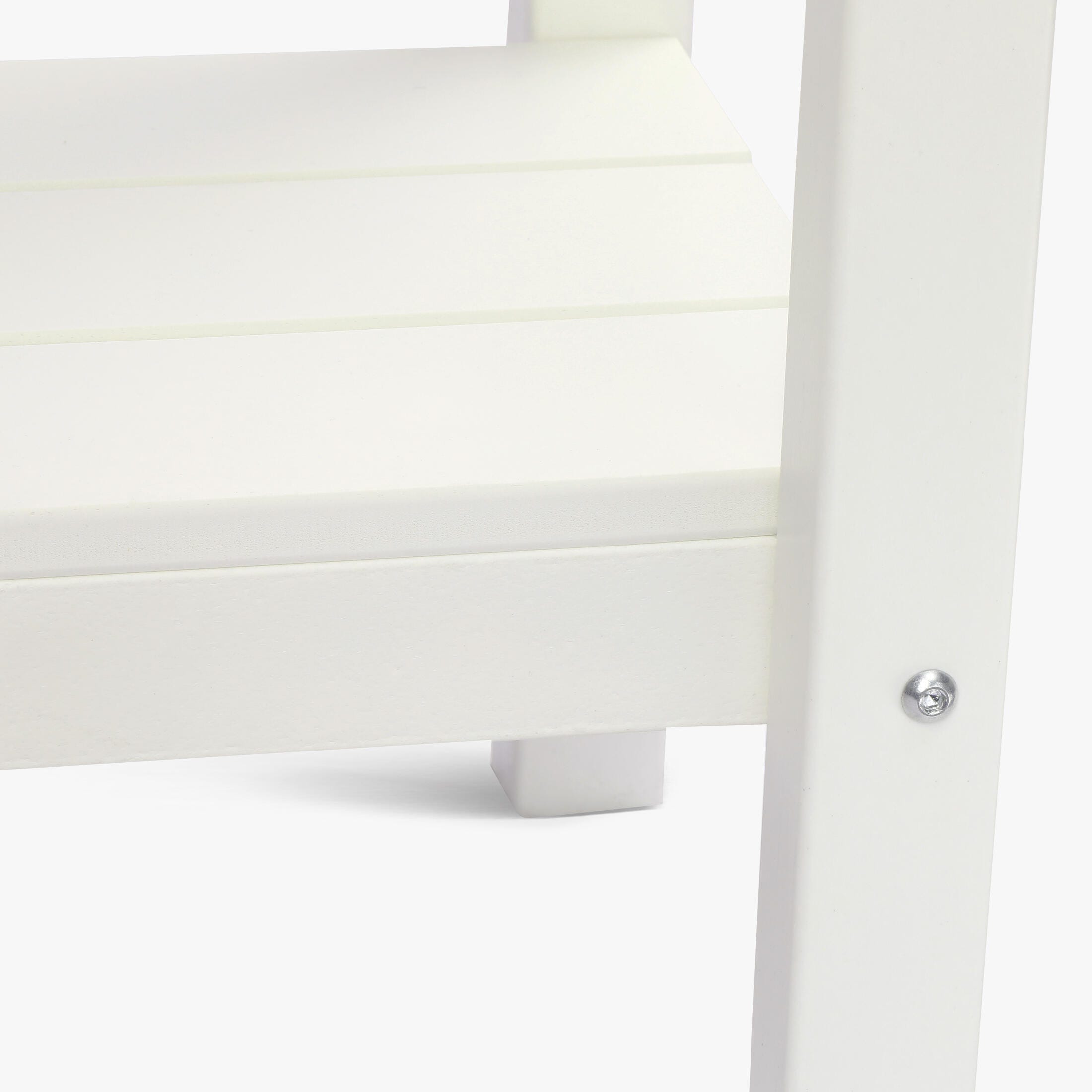 Westin Furniture Otto Outdoor Two Shelf Console Table, White, large