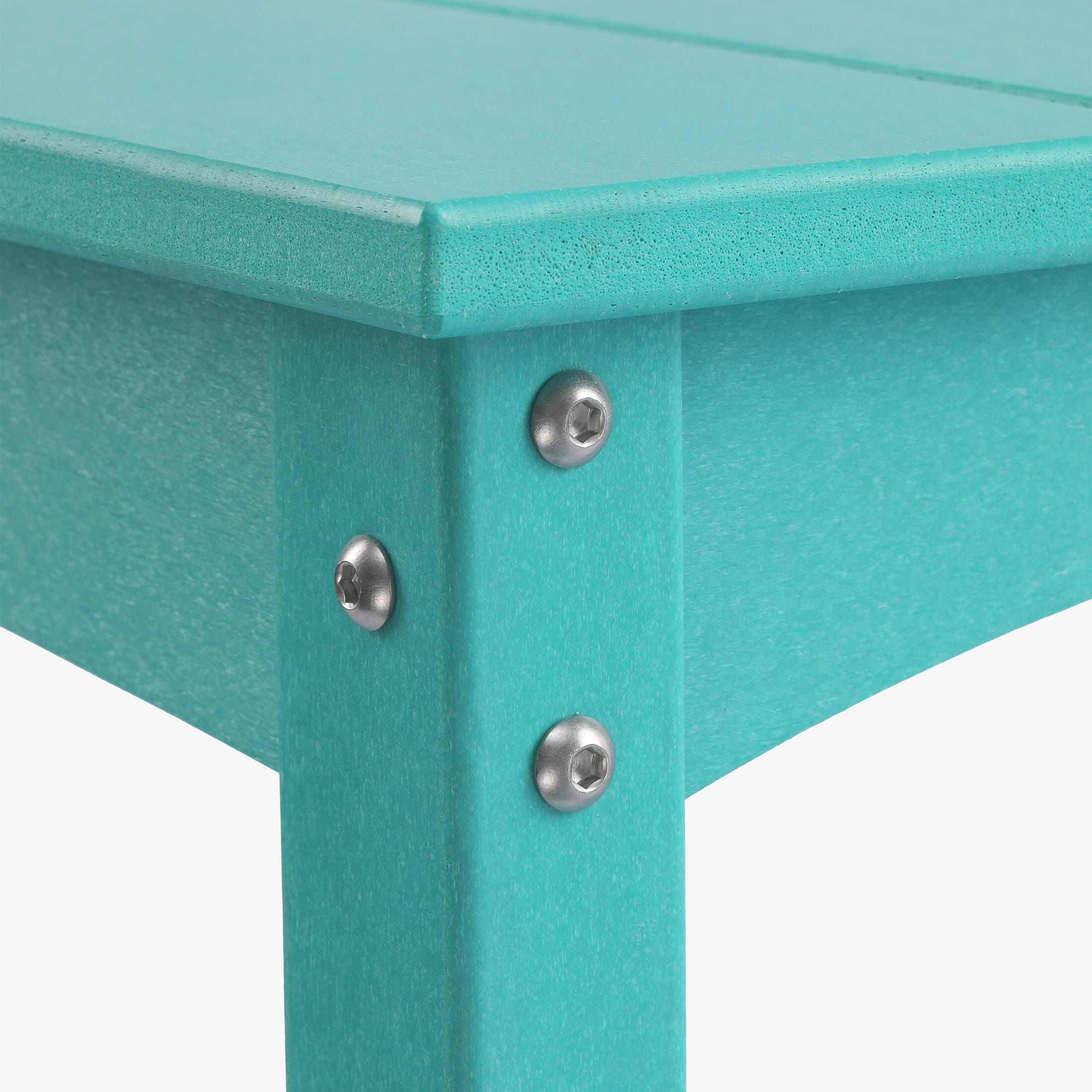 Westin Furniture Otto Outdoor Two Shelf Console Table, Turquoise, large