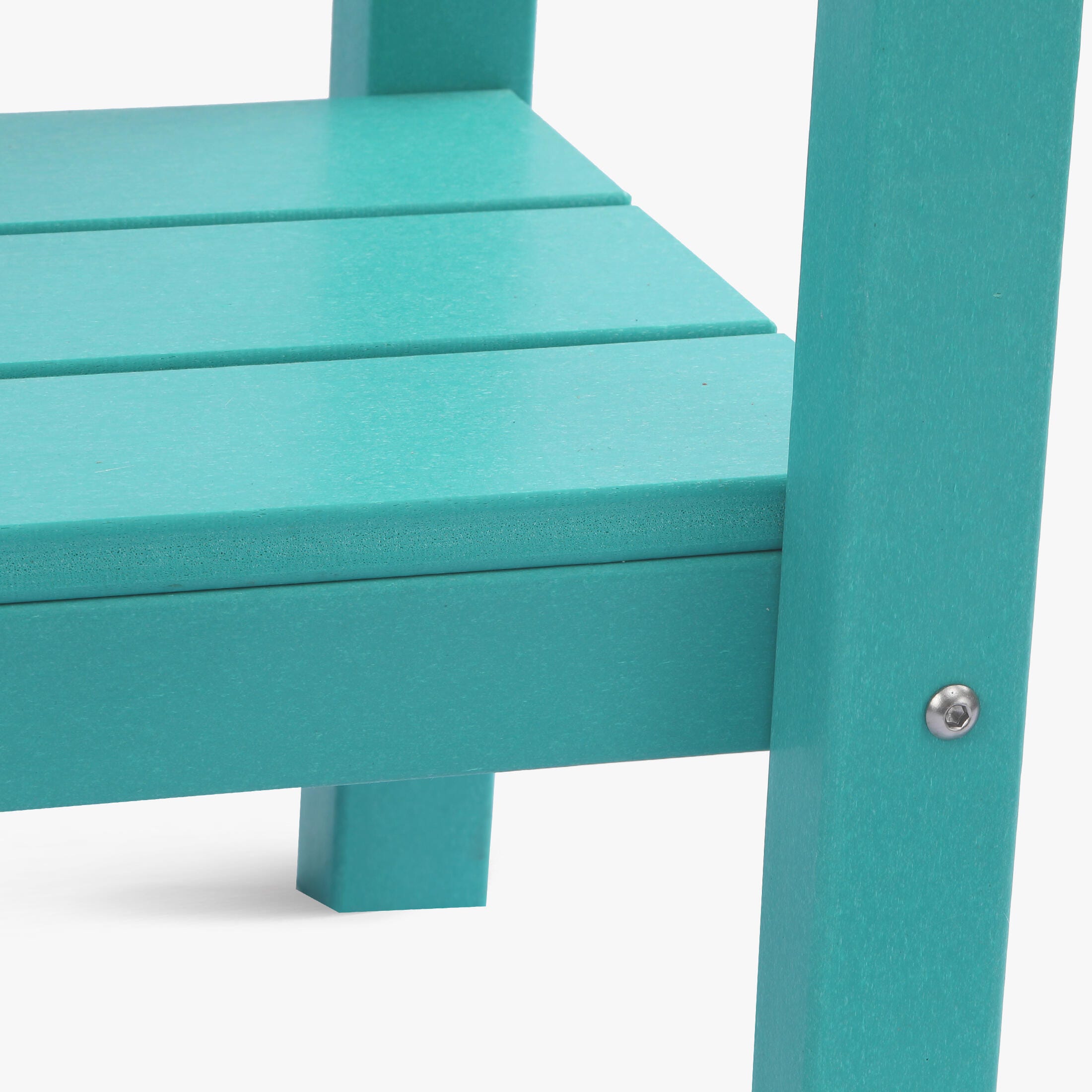Westin Furniture Otto Outdoor Two Shelf Console Table, Turquoise, large