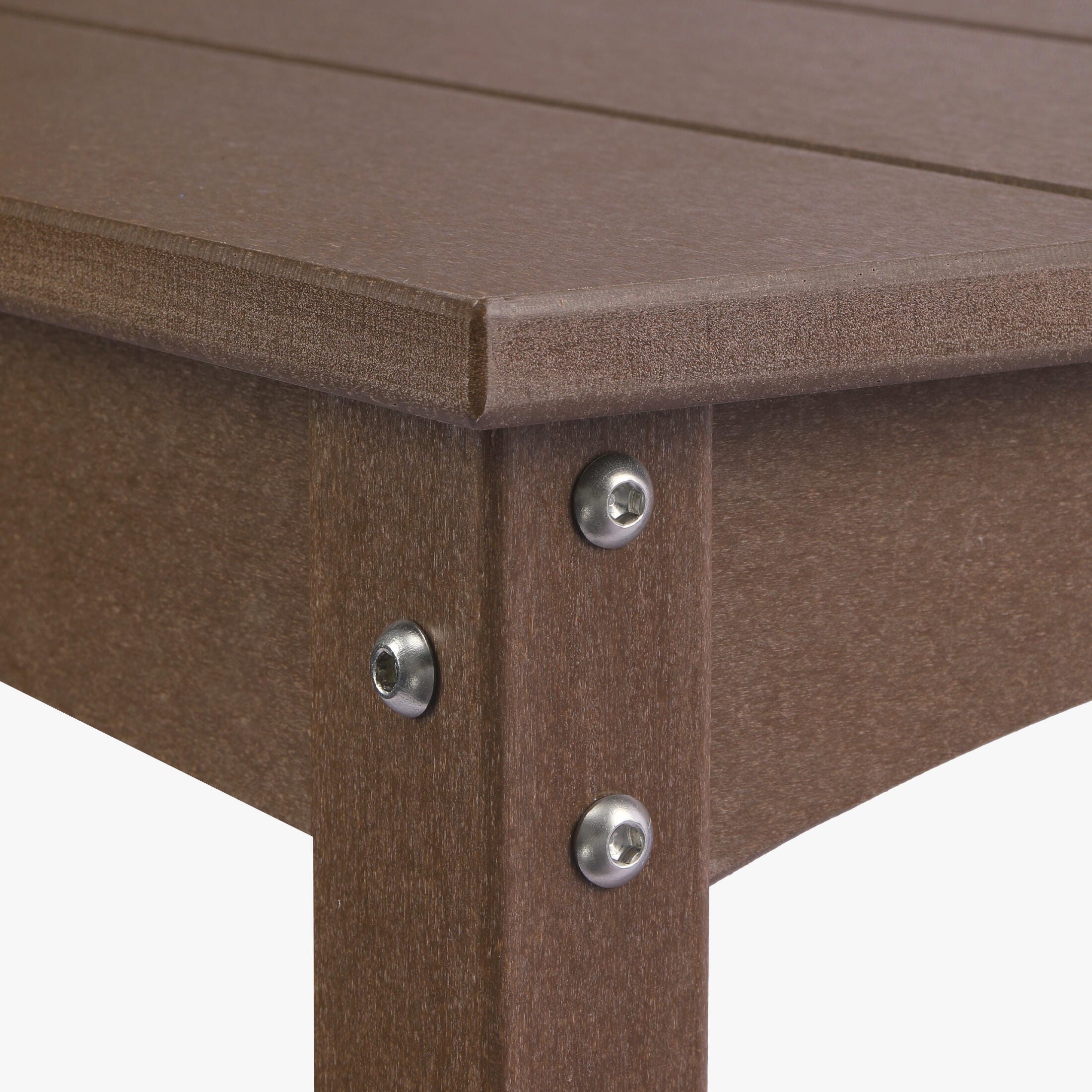 Westin Furniture Otto Outdoor Two Shelf Console Table, Dark Brown, large