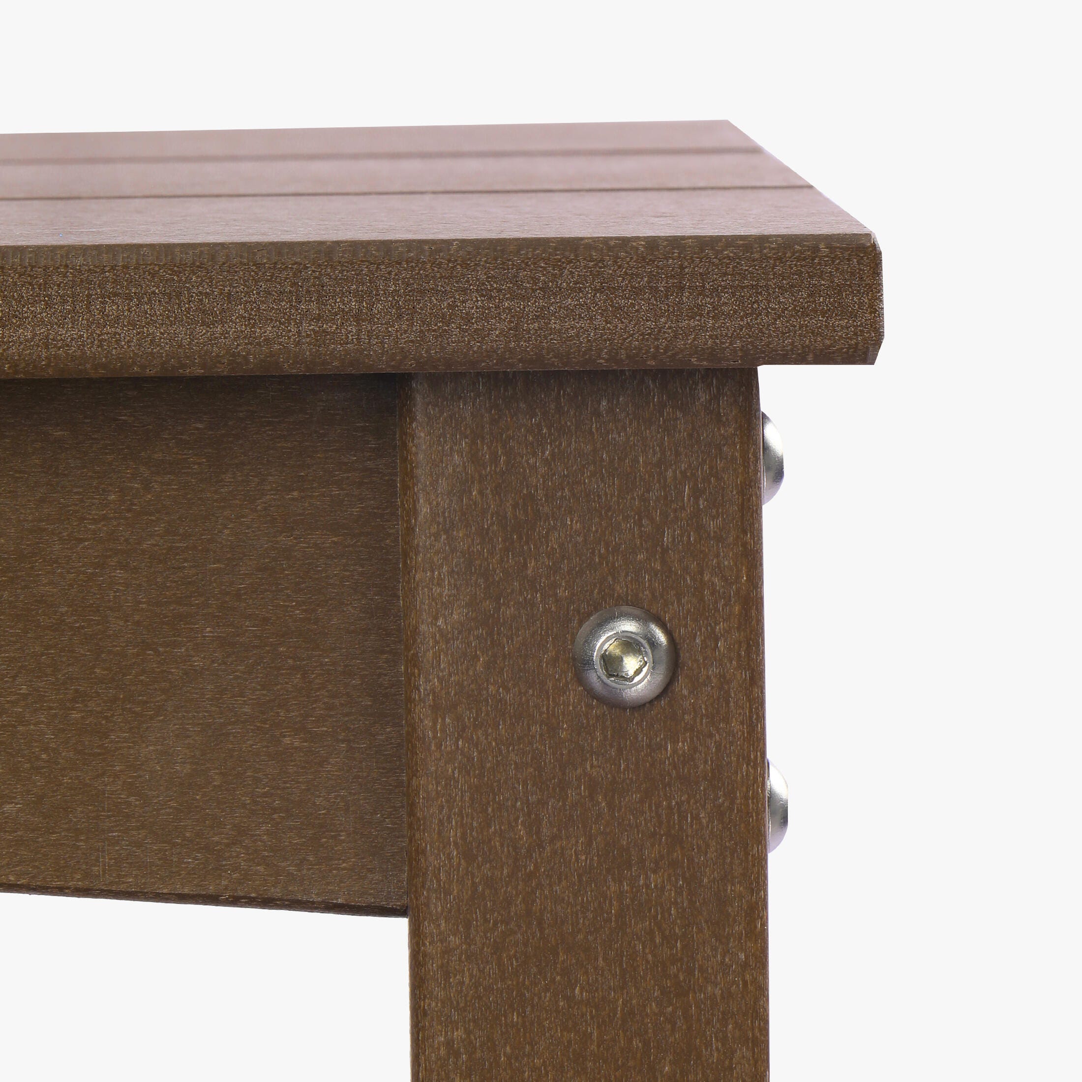 Westin Furniture Otto Outdoor Two Shelf Console Table, Dark Brown, large